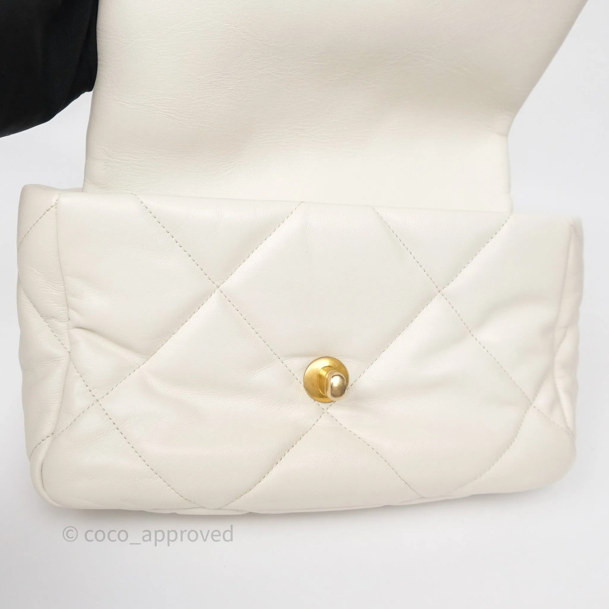 Chanel 19 Small Ivory Mixed Hardware