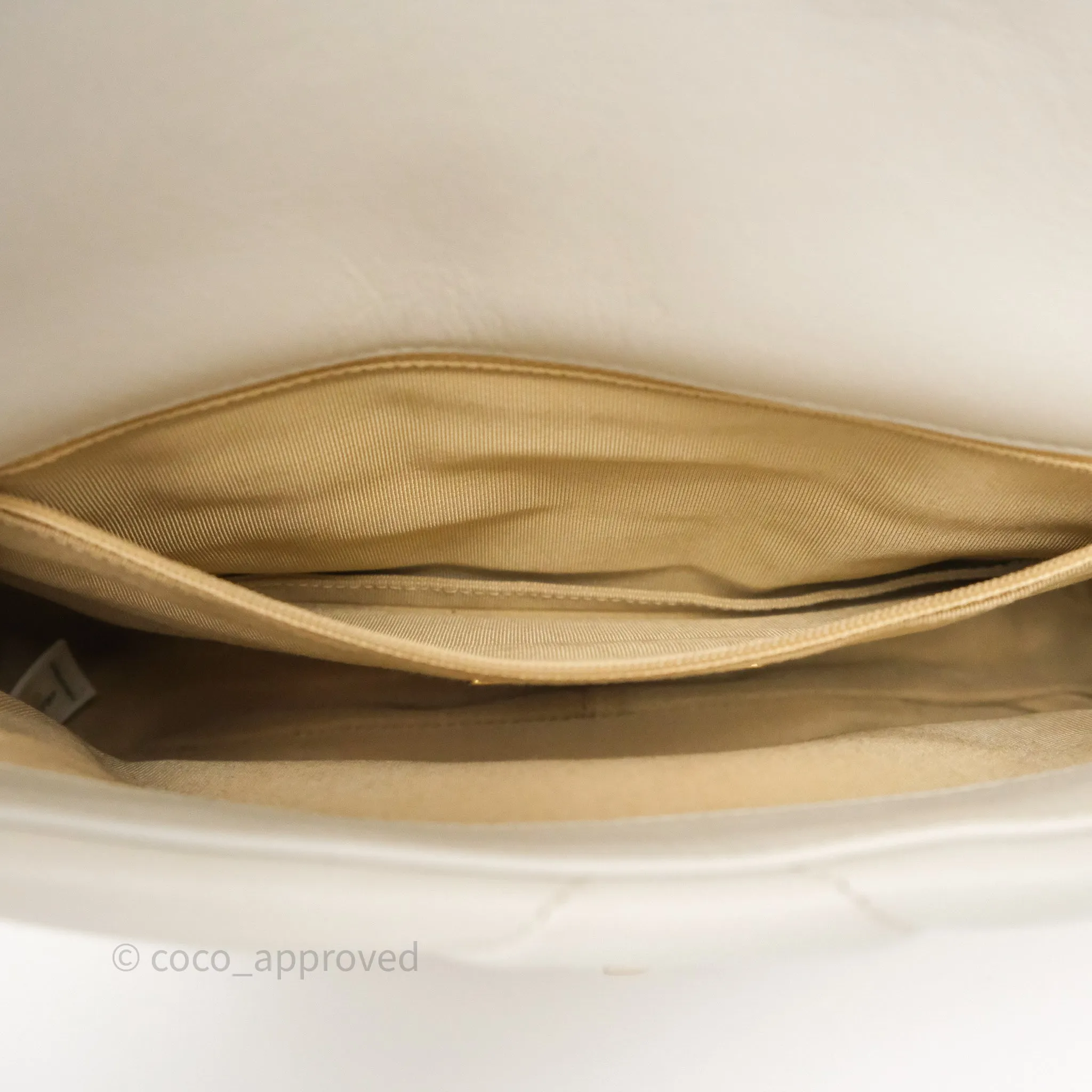 Chanel 19 Small Ivory Mixed Hardware