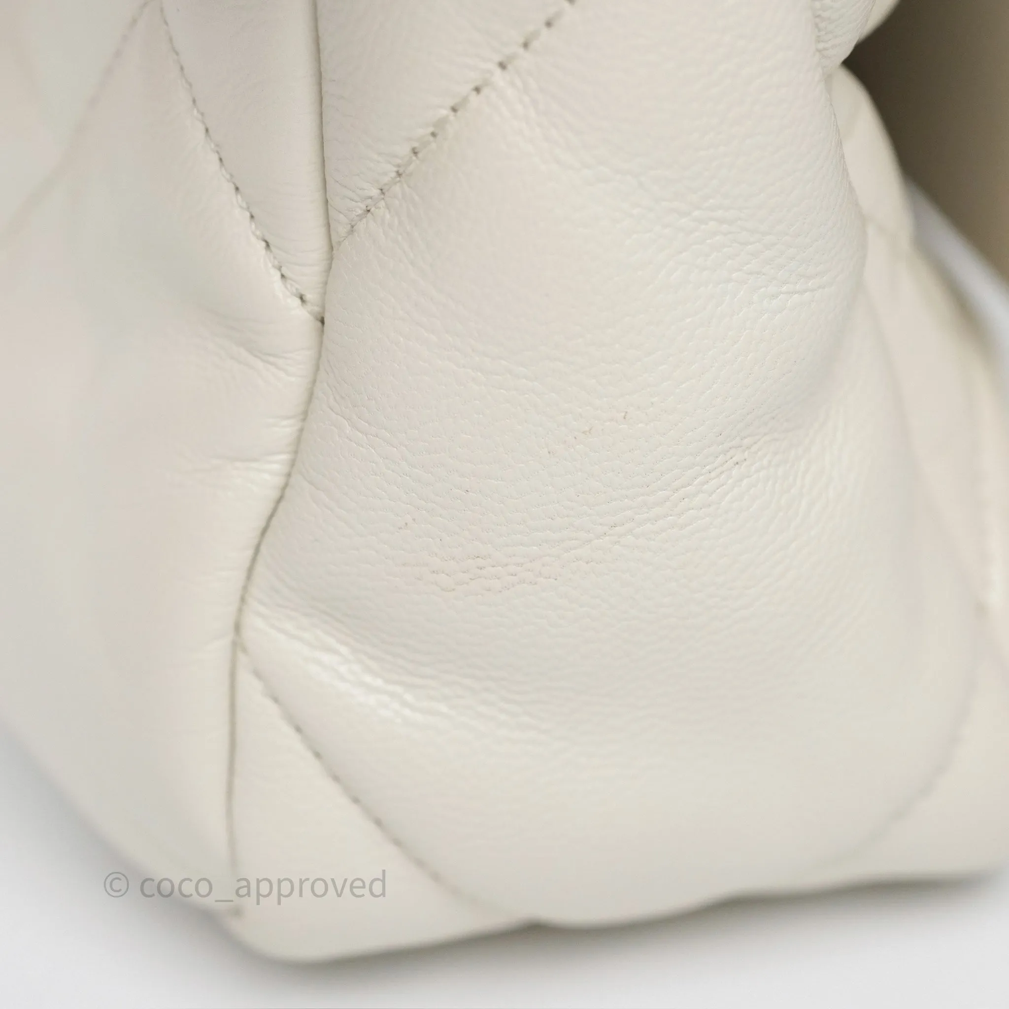 Chanel 19 Small Ivory Mixed Hardware