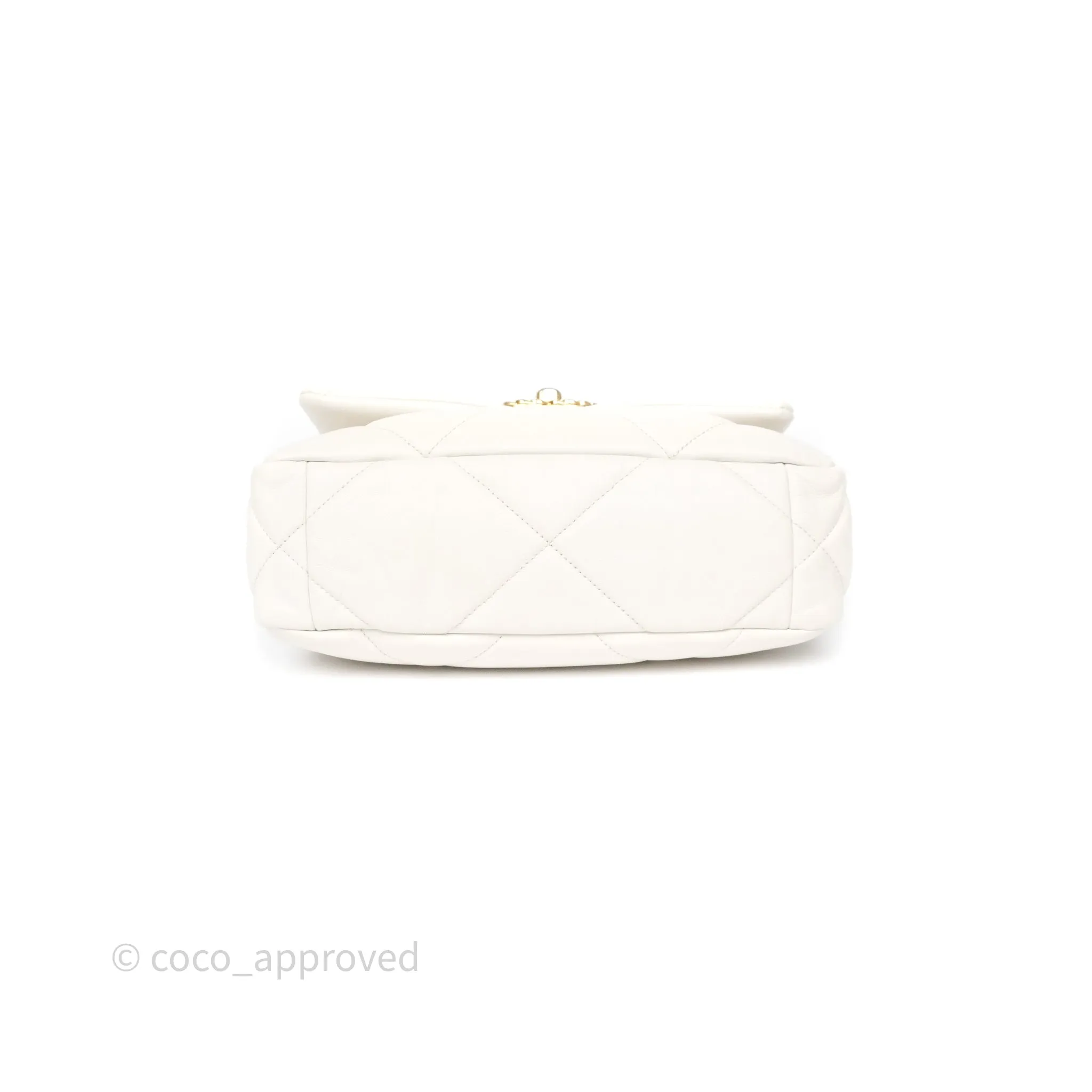 Chanel 19 Small Ivory Mixed Hardware