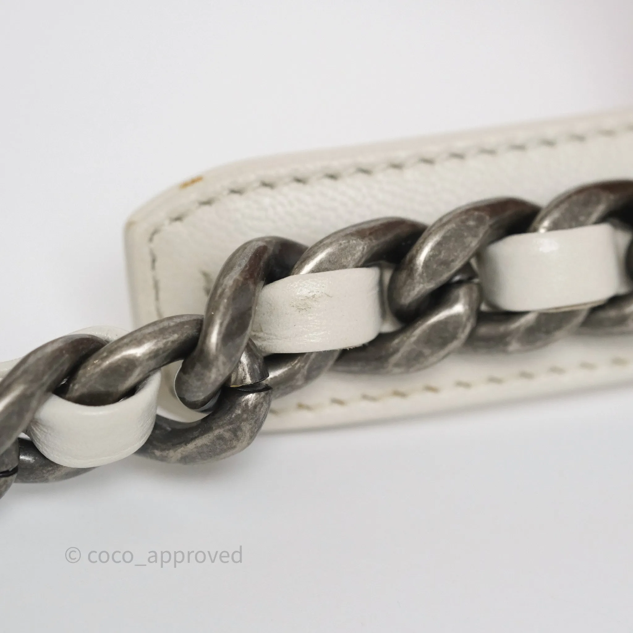 Chanel 19 Small Ivory Mixed Hardware