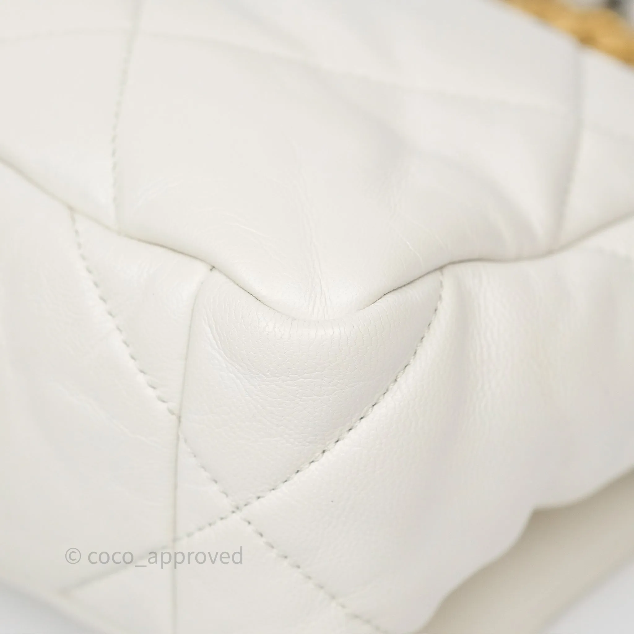 Chanel 19 Small Ivory Mixed Hardware
