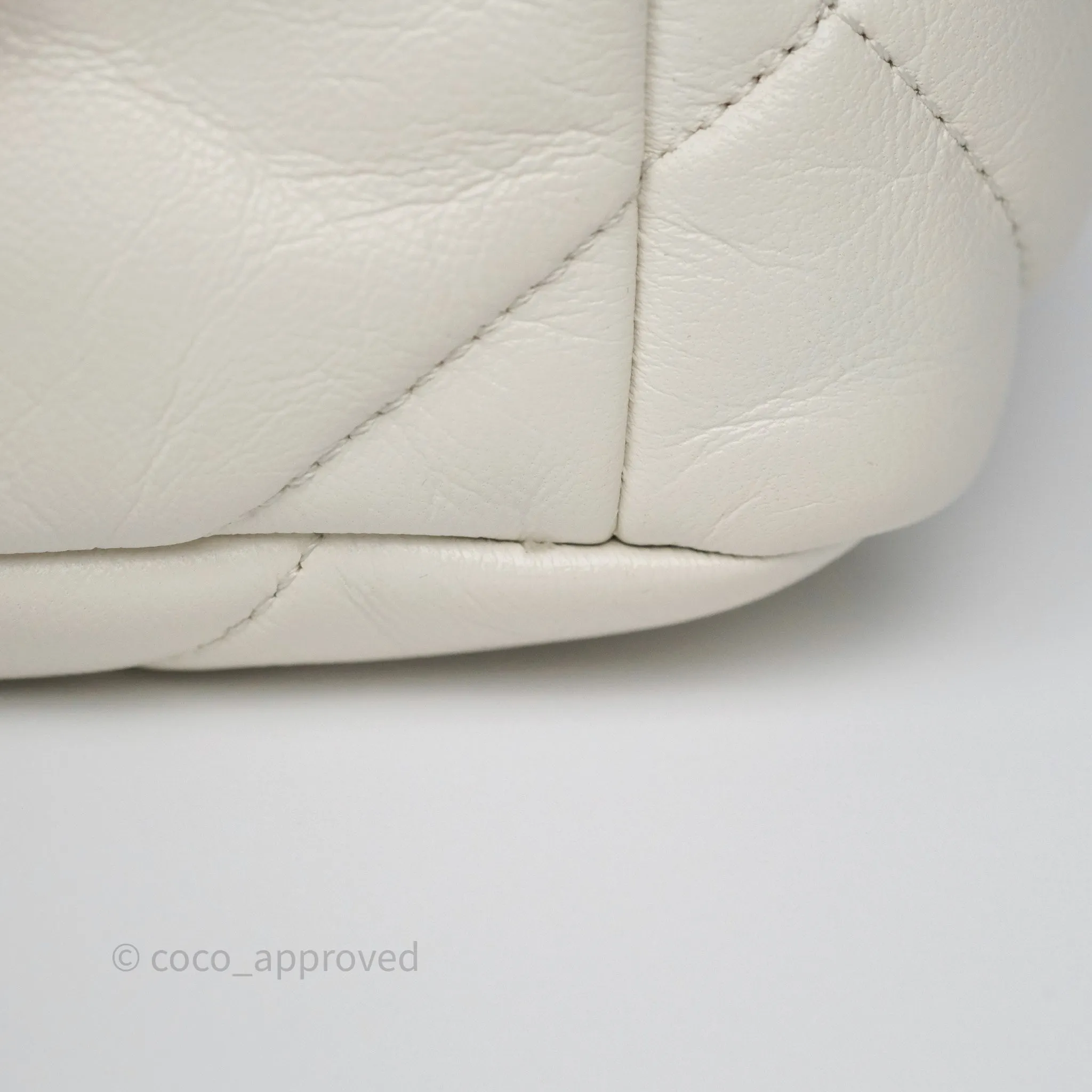Chanel 19 Small Ivory Mixed Hardware
