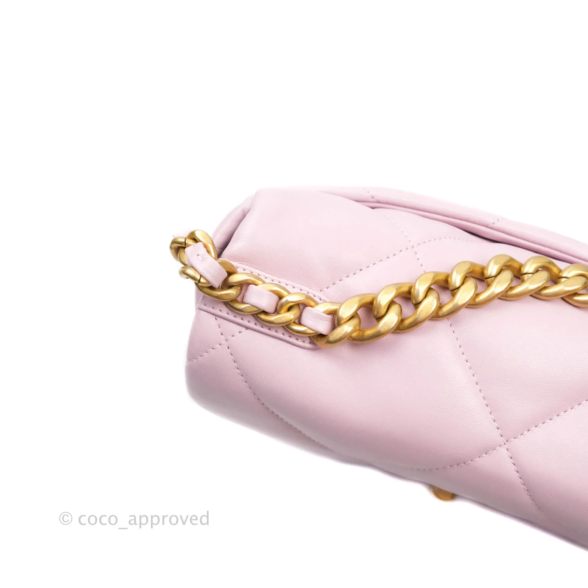 Chanel 19 Small Lilac Rose Claire Mixed Hardware
