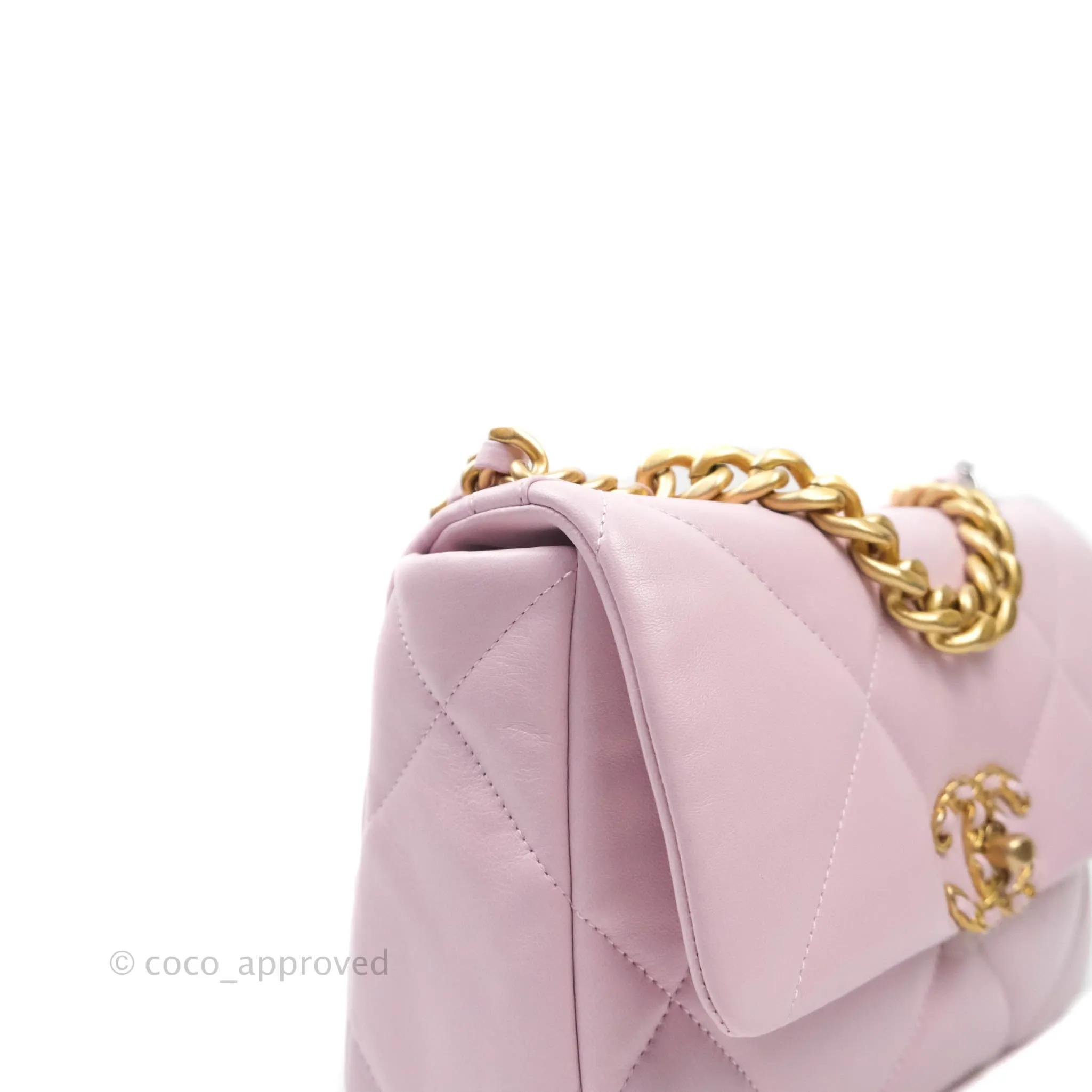 Chanel 19 Small Lilac Rose Claire Mixed Hardware