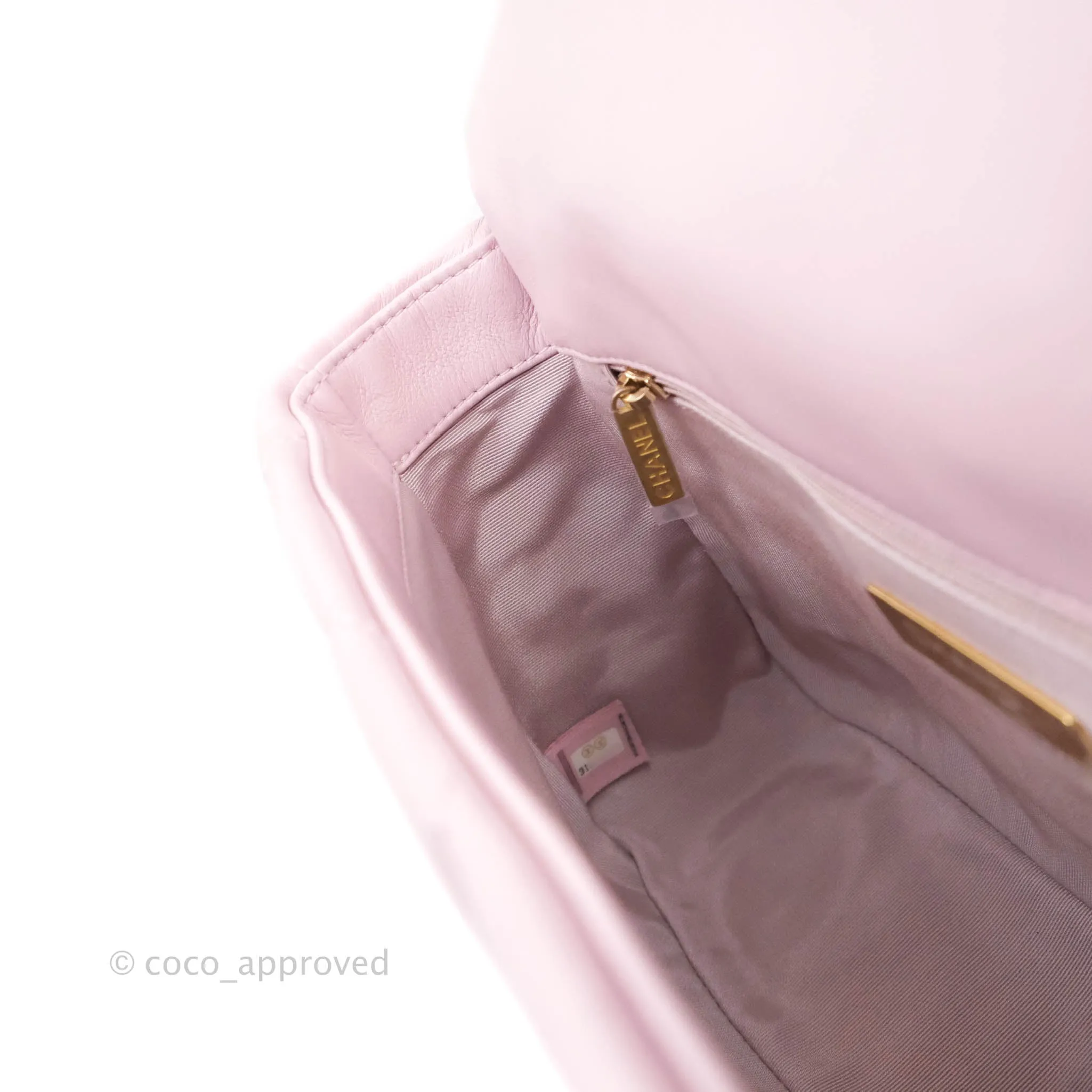Chanel 19 Small Lilac Rose Claire Mixed Hardware