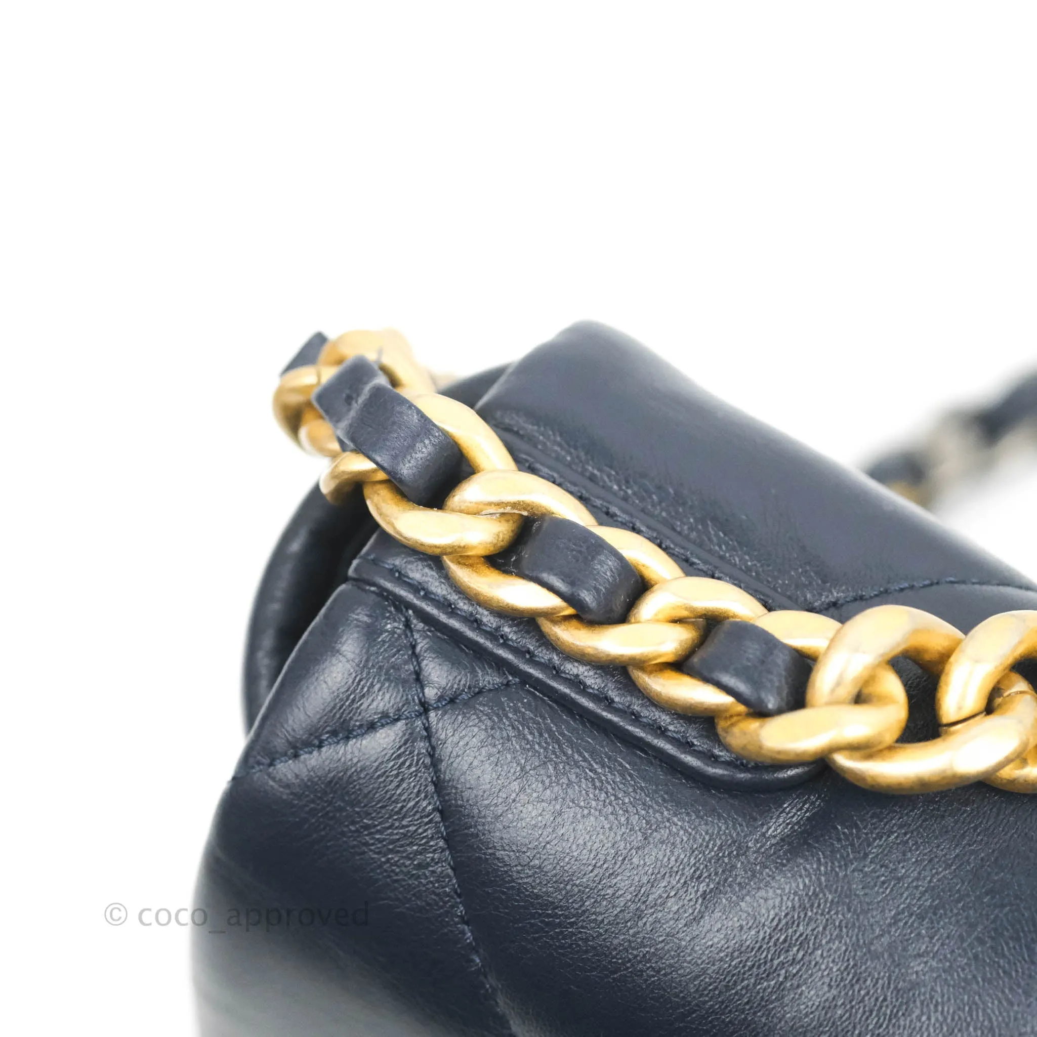Chanel 19 Small Navy Mixed Hardware