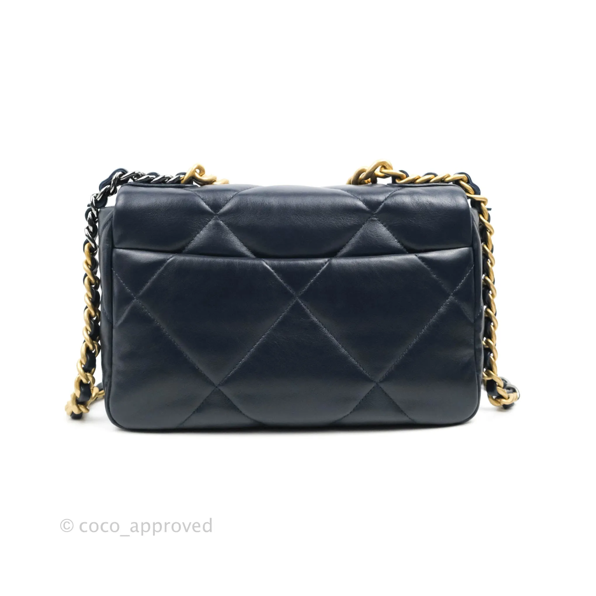 Chanel 19 Small Navy Mixed Hardware
