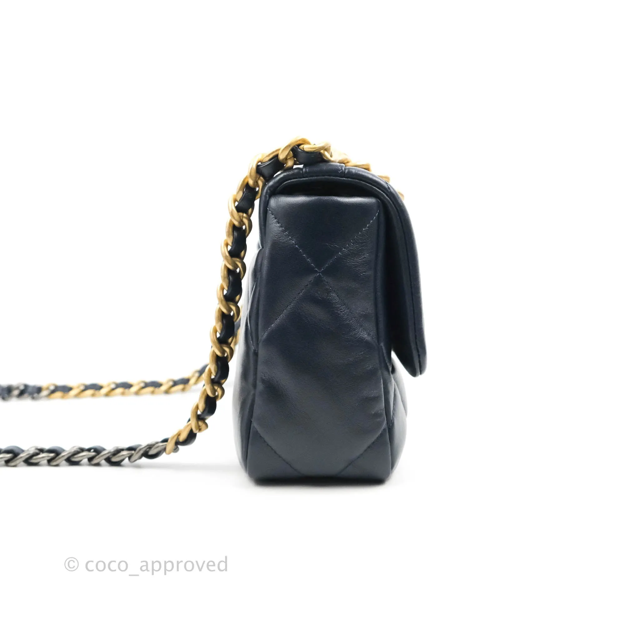 Chanel 19 Small Navy Mixed Hardware