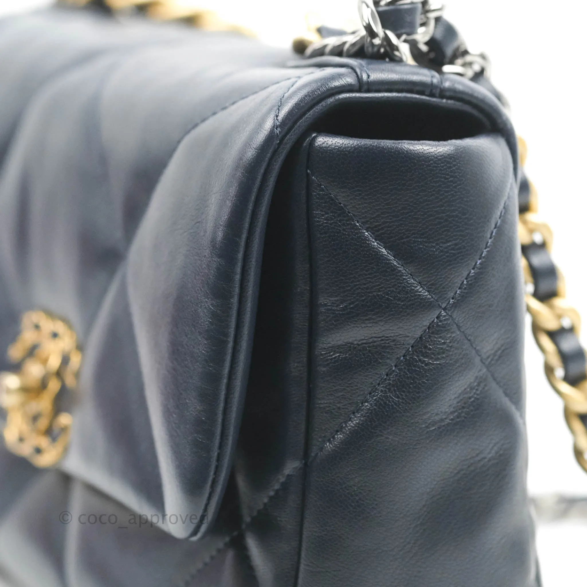 Chanel 19 Small Navy Mixed Hardware