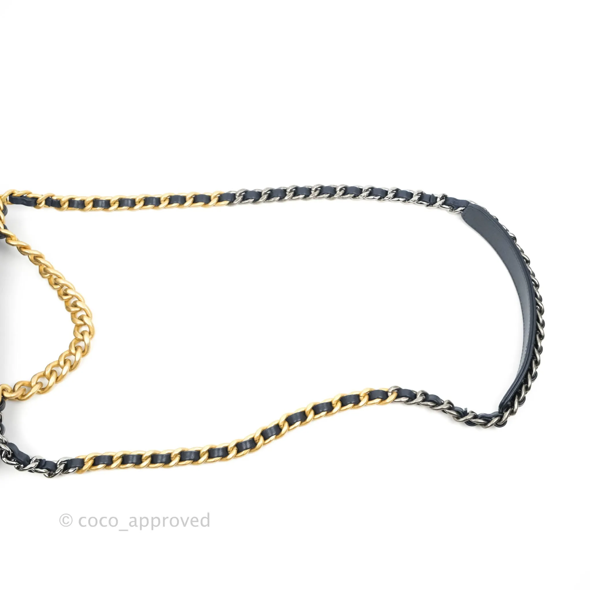 Chanel 19 Small Navy Mixed Hardware