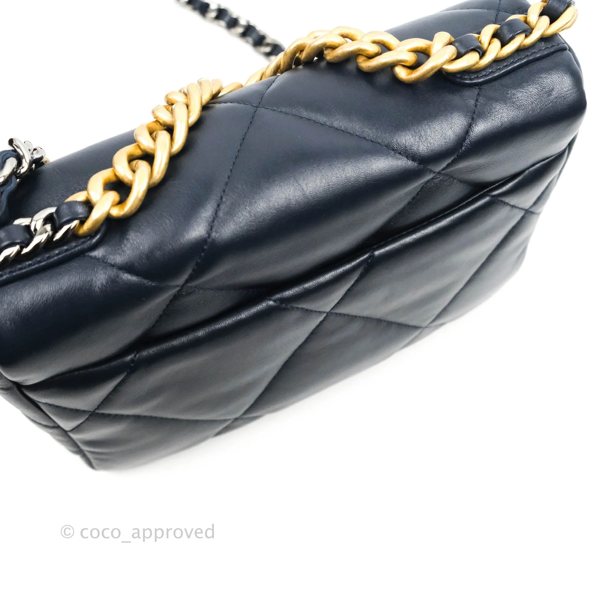 Chanel 19 Small Navy Mixed Hardware