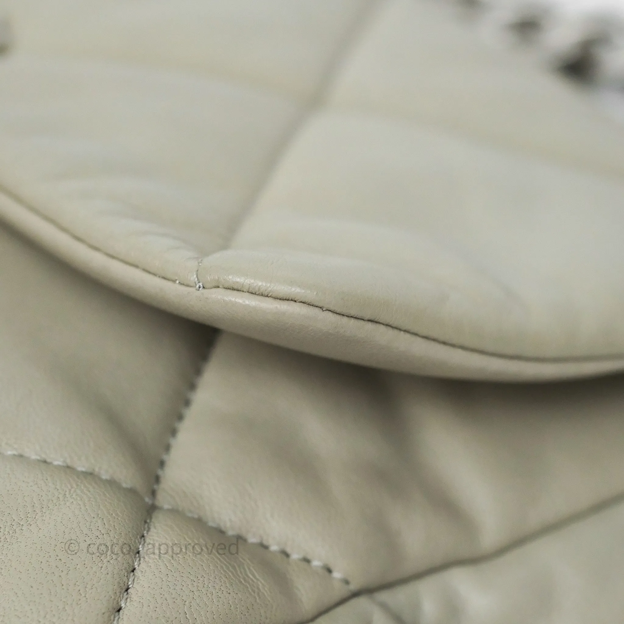 Chanel 19 Small Sage Grey Mixed Hardware