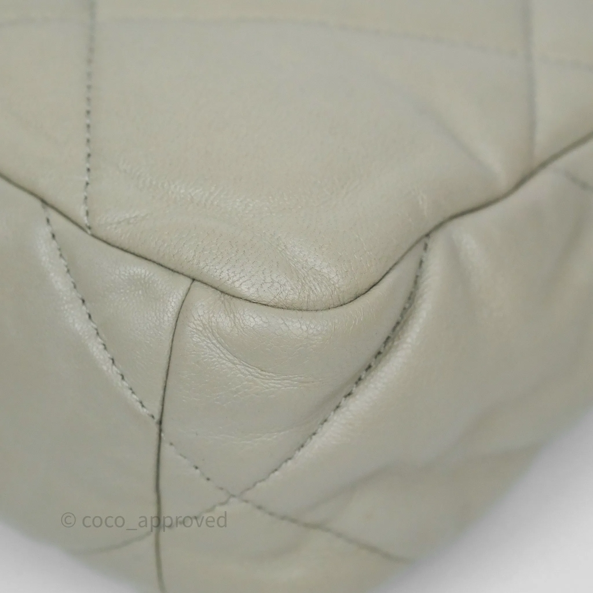 Chanel 19 Small Sage Grey Mixed Hardware