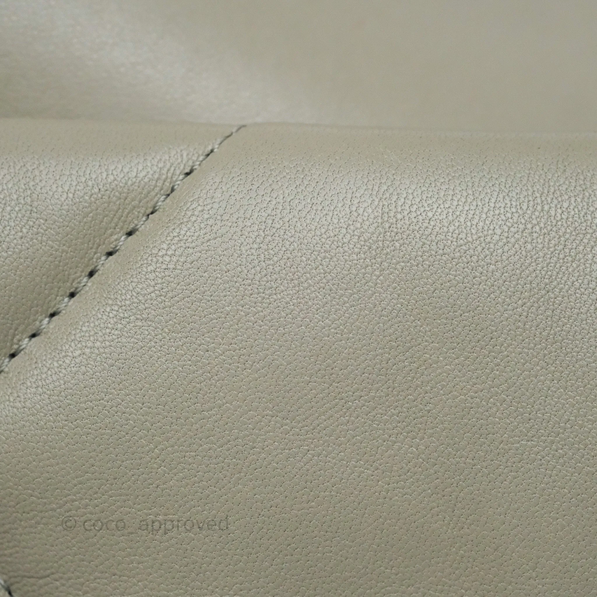 Chanel 19 Small Sage Grey Mixed Hardware
