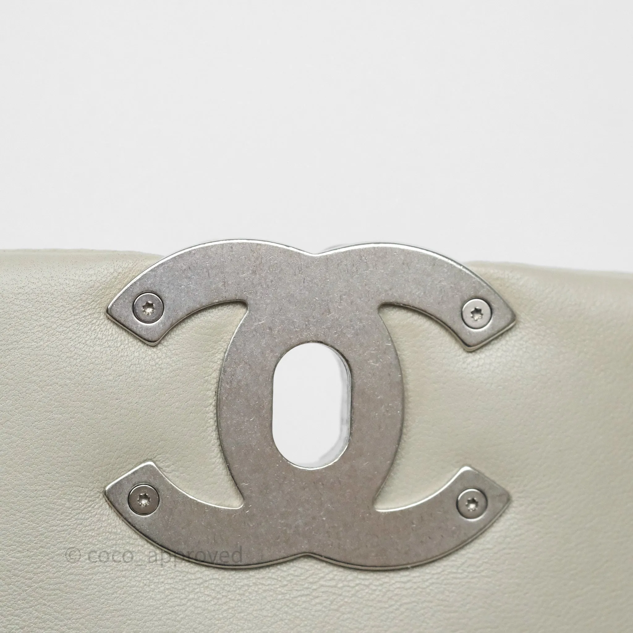 Chanel 19 Small Sage Grey Mixed Hardware