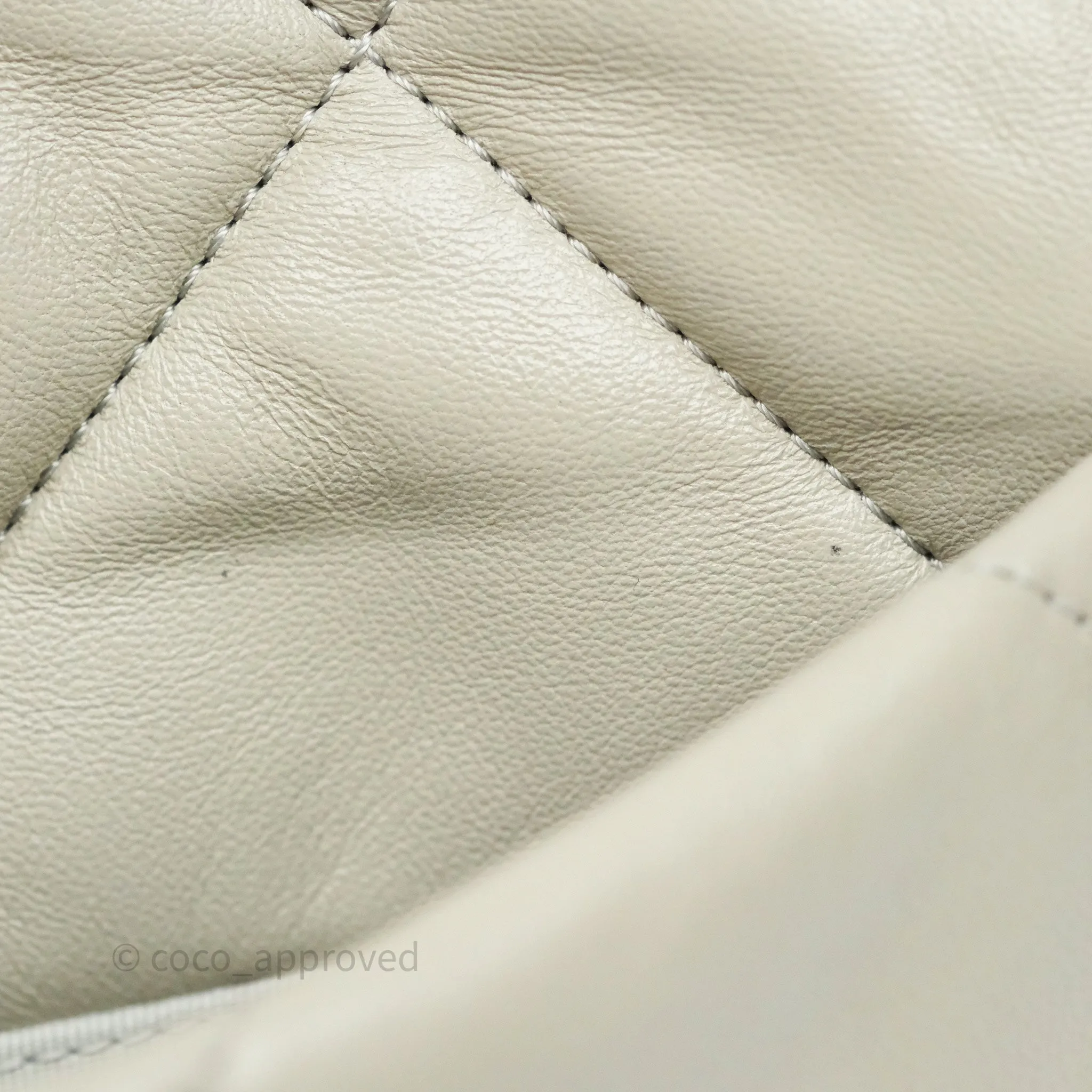 Chanel 19 Small Sage Grey Mixed Hardware