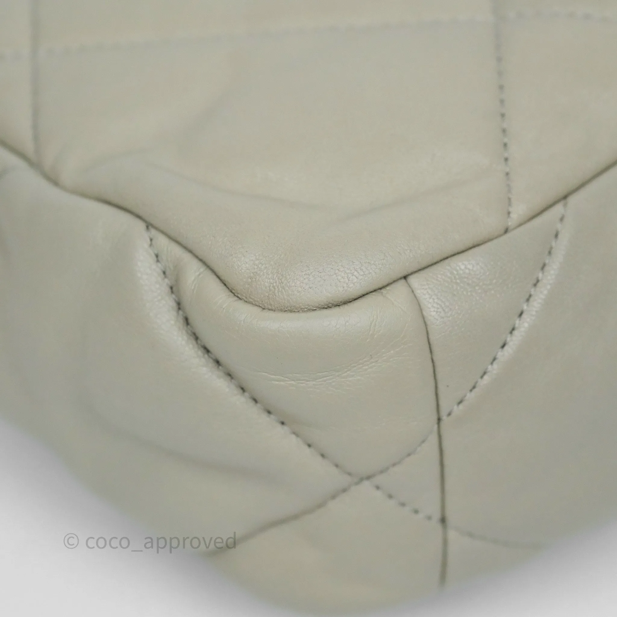 Chanel 19 Small Sage Grey Mixed Hardware