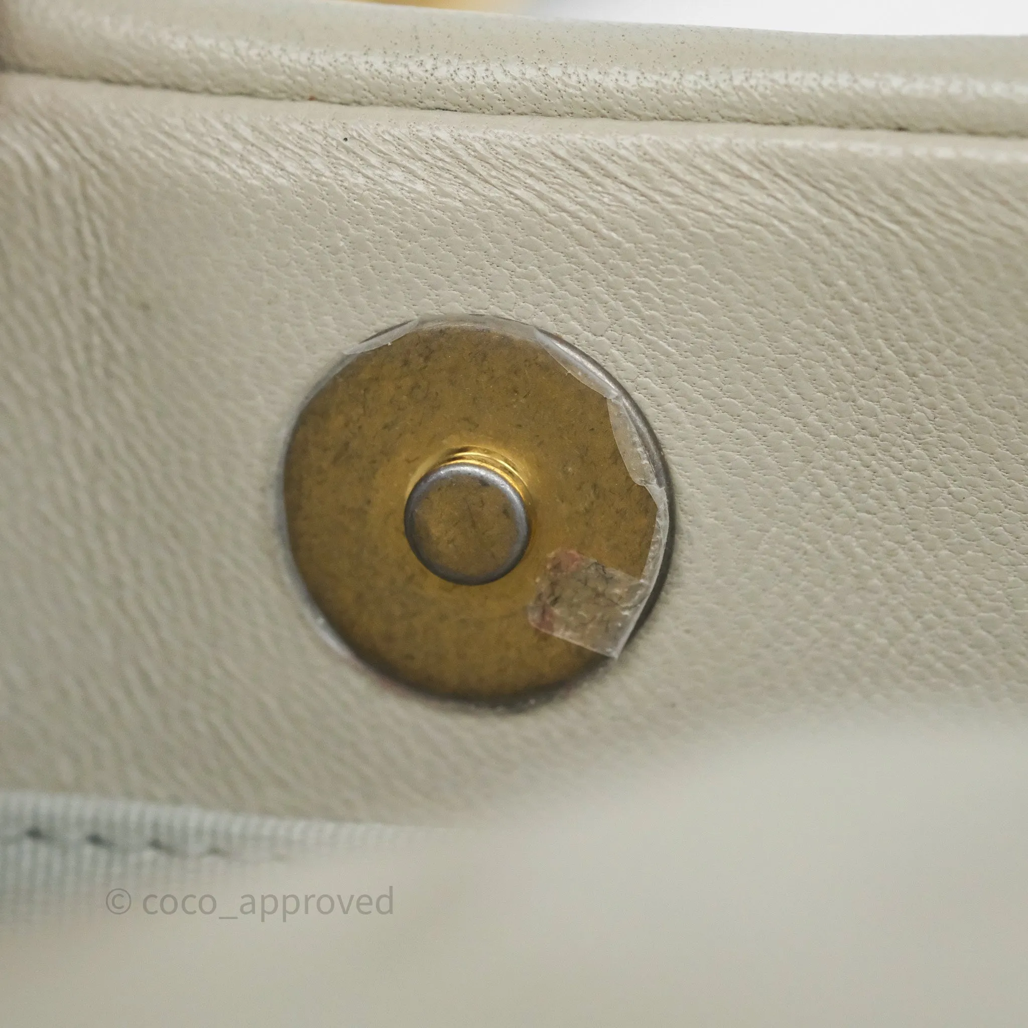 Chanel 19 Small Sage Grey Mixed Hardware