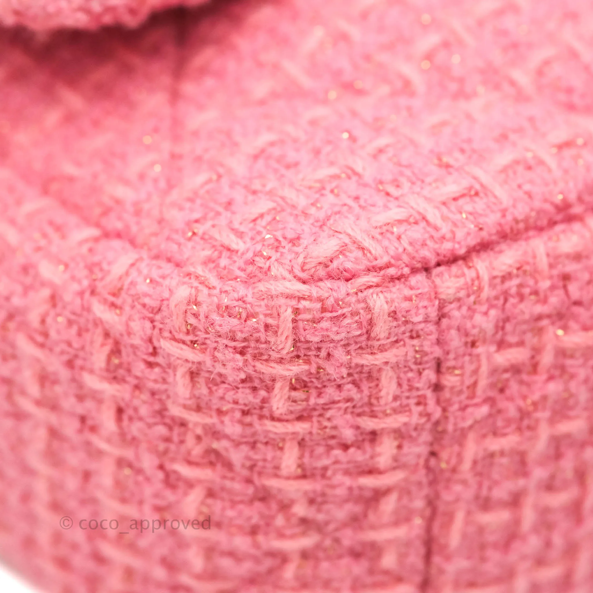 Chanel 19 Small Tweed Pink Mixed Hardware