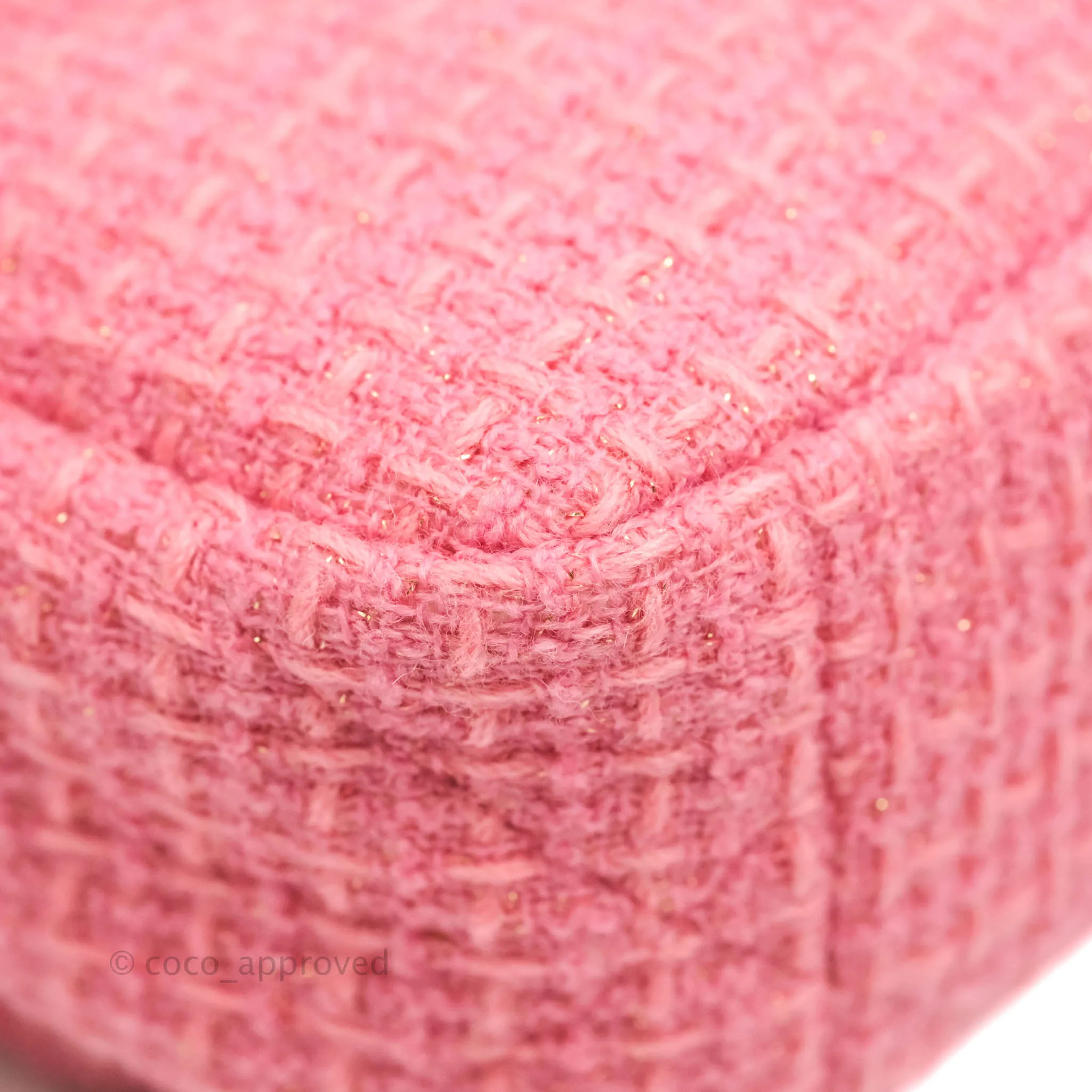 Chanel 19 Small Tweed Pink Mixed Hardware