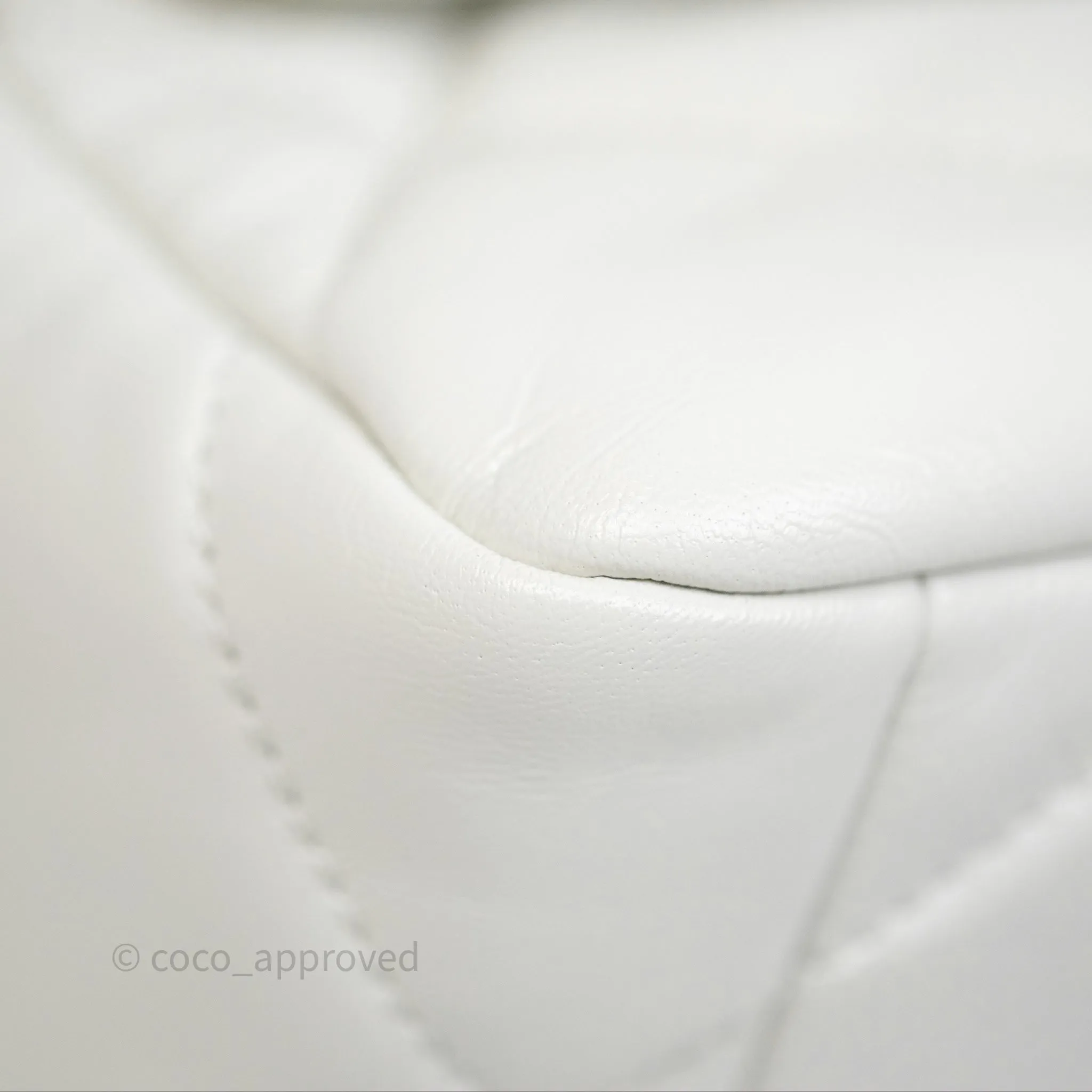 Chanel 19 Small White Mixed Hardware