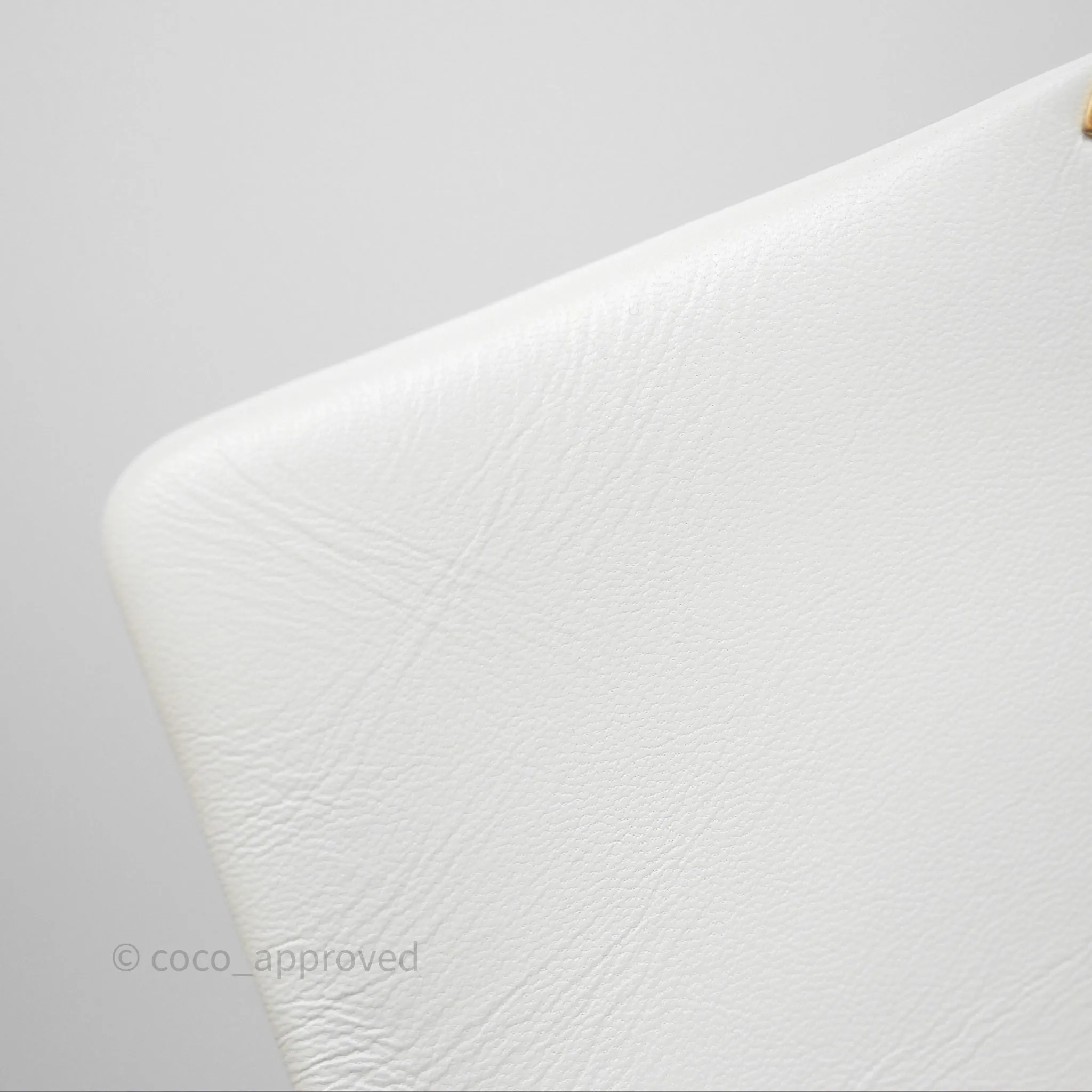 Chanel 19 Small White Mixed Hardware