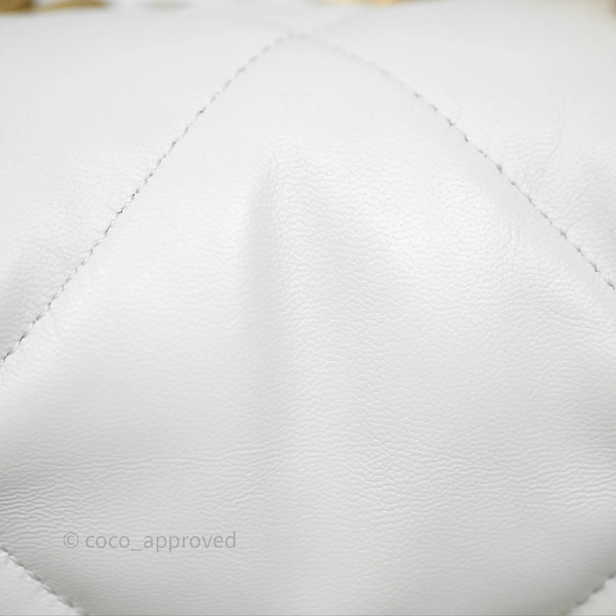 Chanel 19 Small White Mixed Hardware