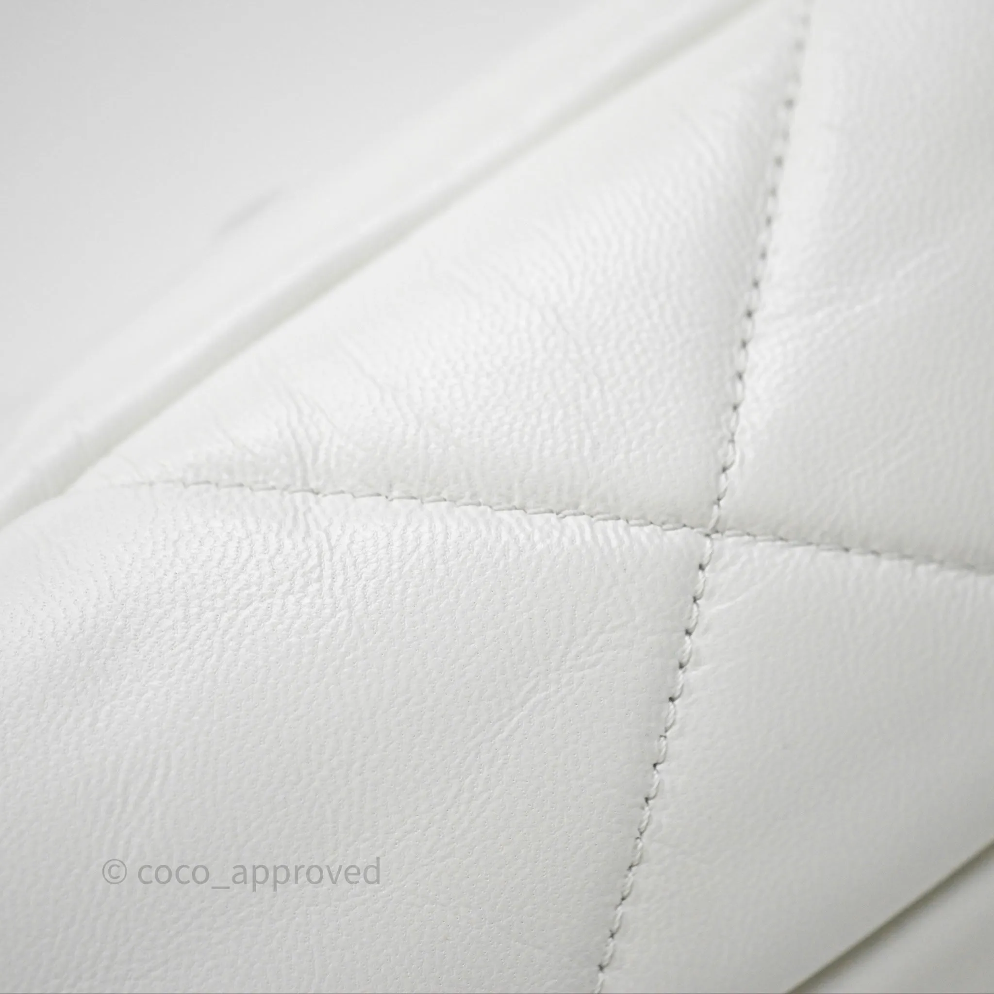 Chanel 19 Small White Mixed Hardware