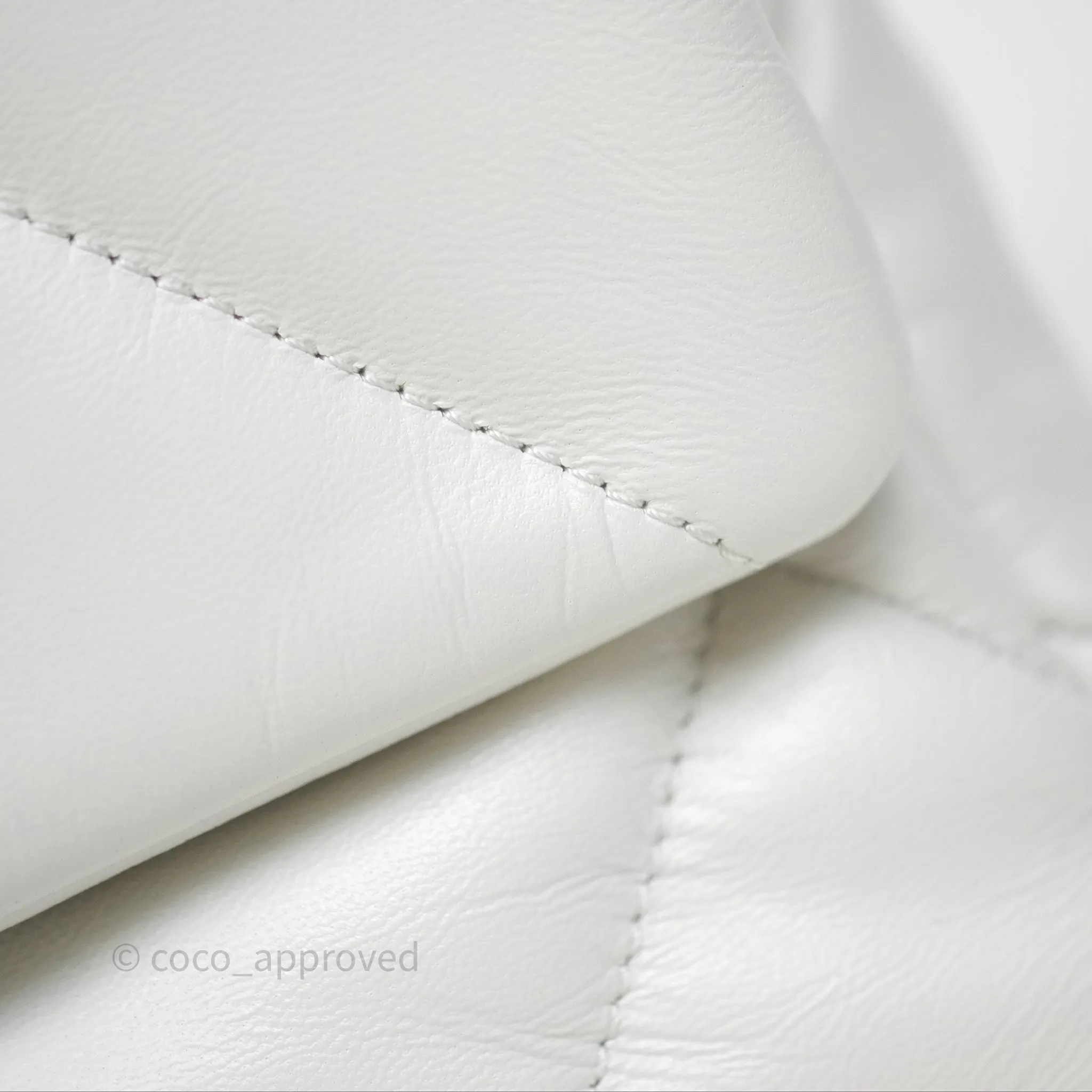 Chanel 19 Small White Mixed Hardware