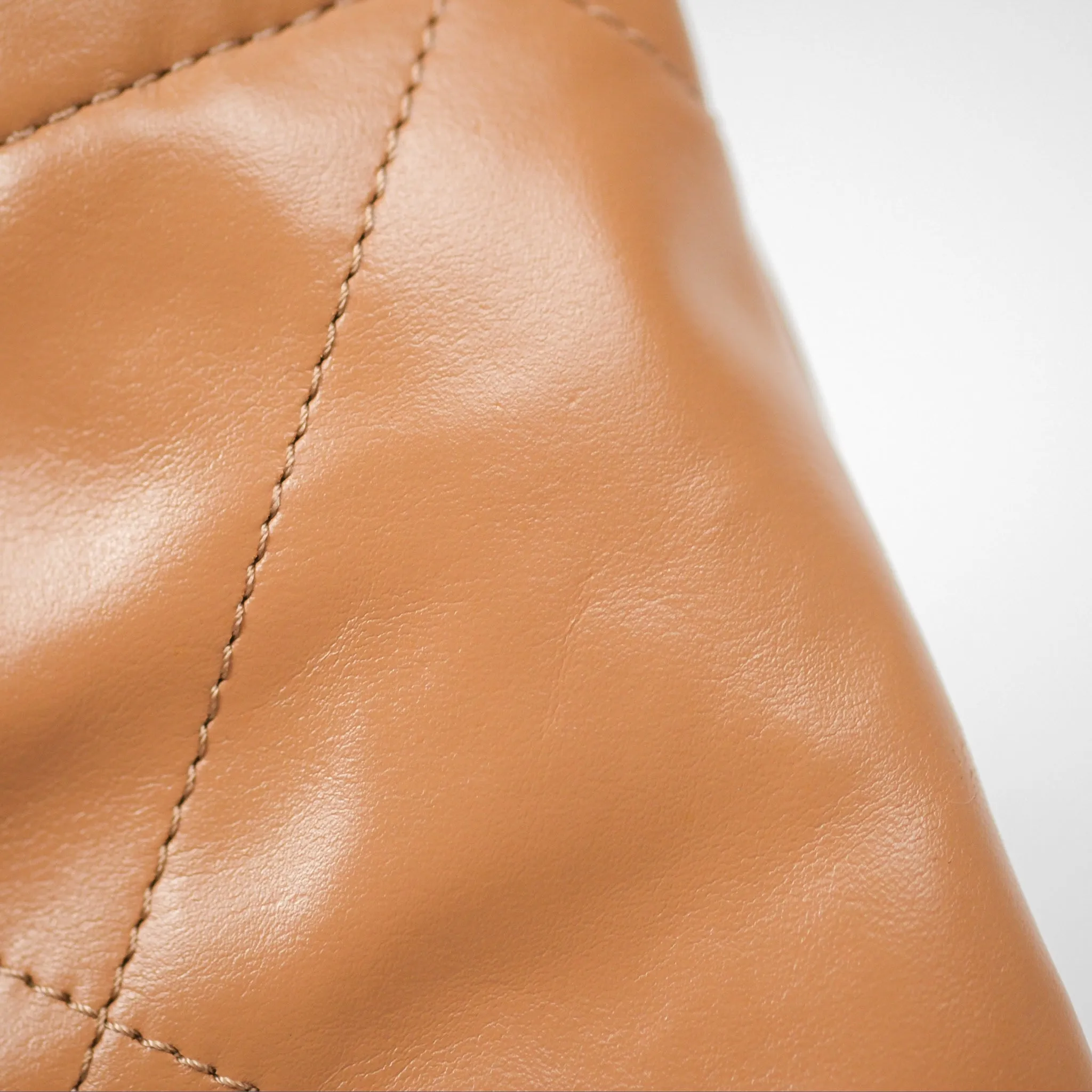 Chanel 22 Mini Bag Caramel Crumpled Calfskin