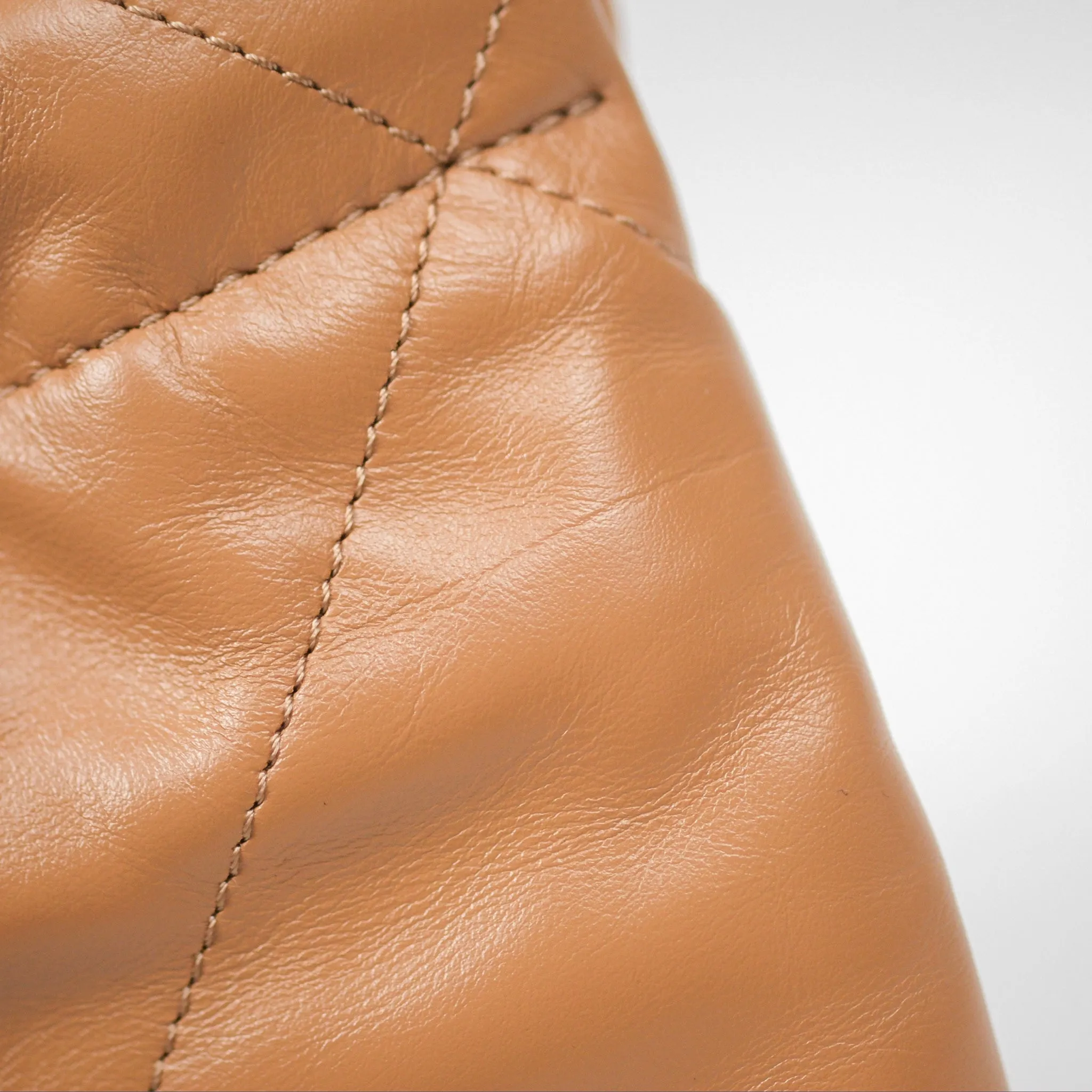 Chanel 22 Mini Bag Caramel Crumpled Calfskin