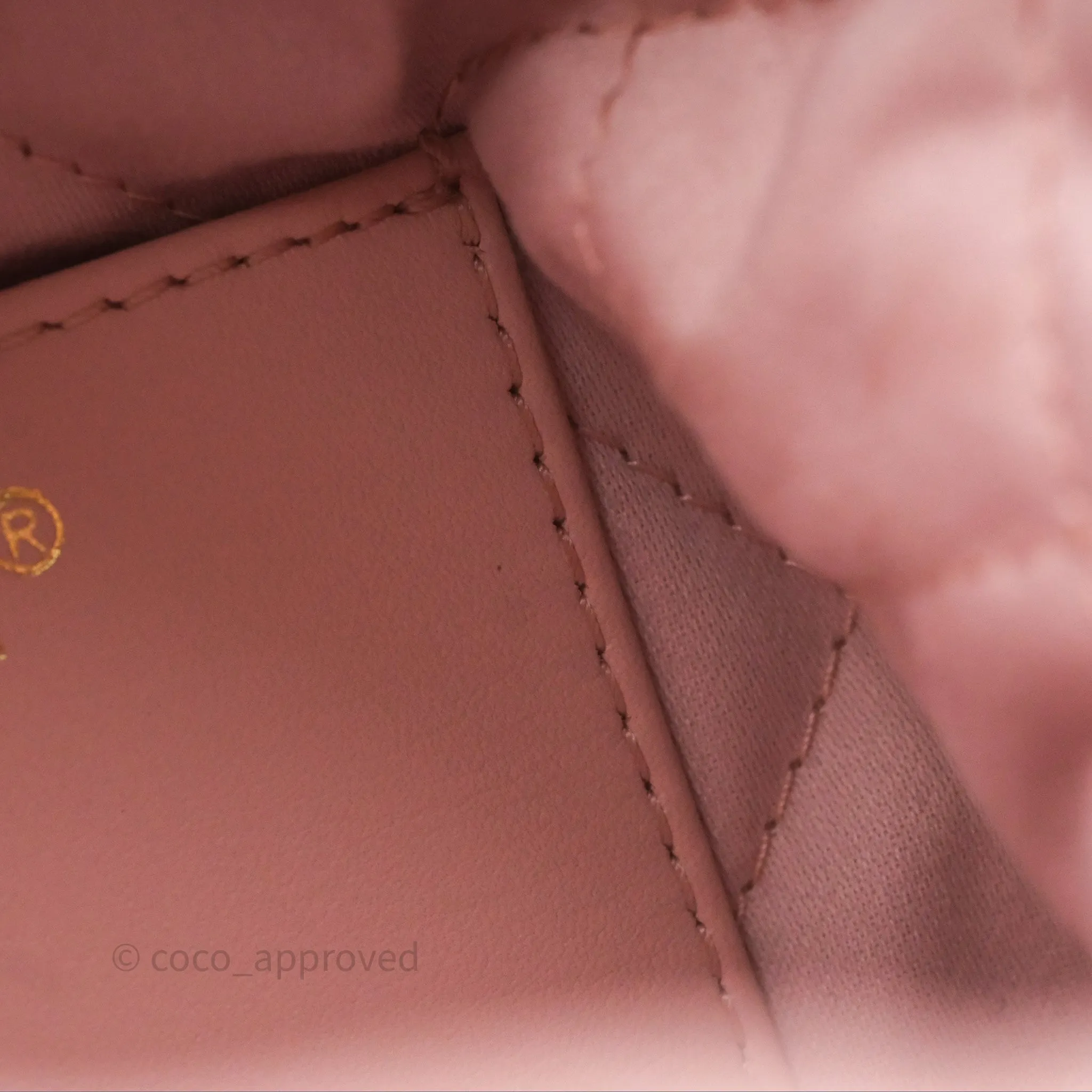 Chanel 22 Mini Bag Light Pink Crumpled Calfskin