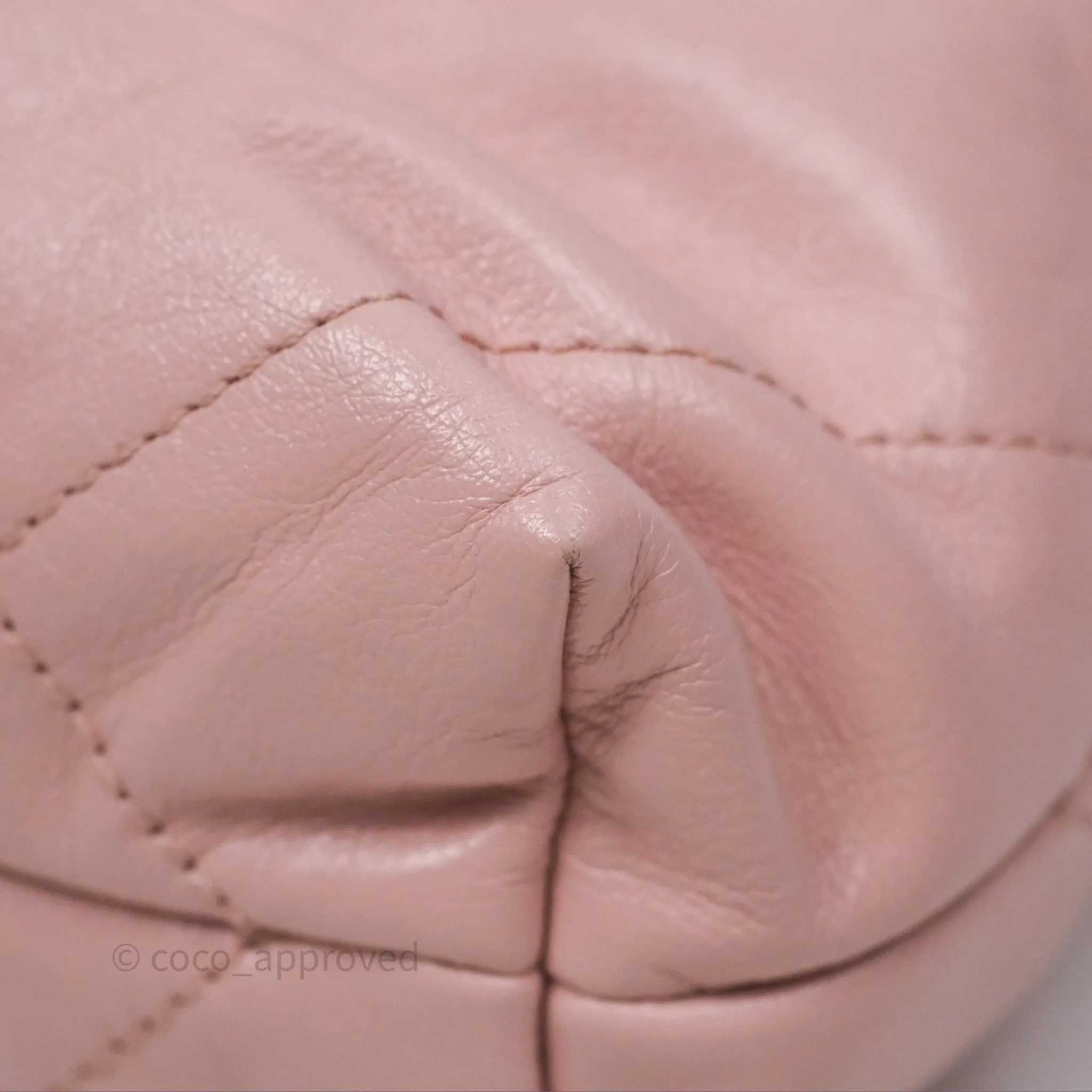 Chanel 22 Mini Bag Light Pink Crumpled Calfskin