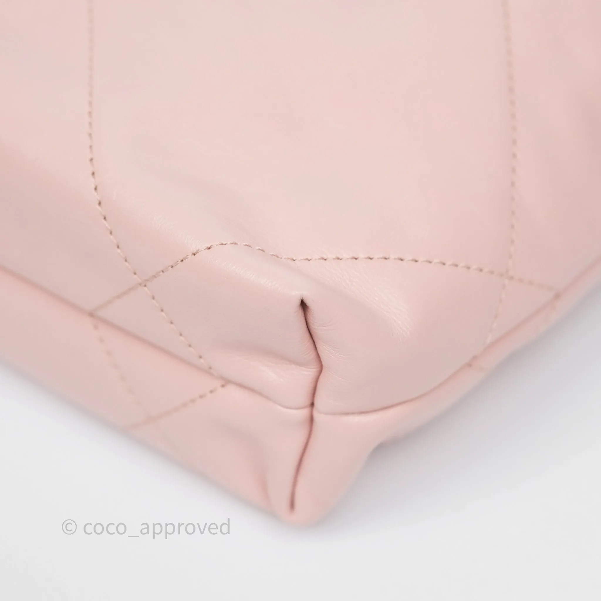 Chanel 22 Mini Bag Light Pink Shiny Crumpled Calfskin