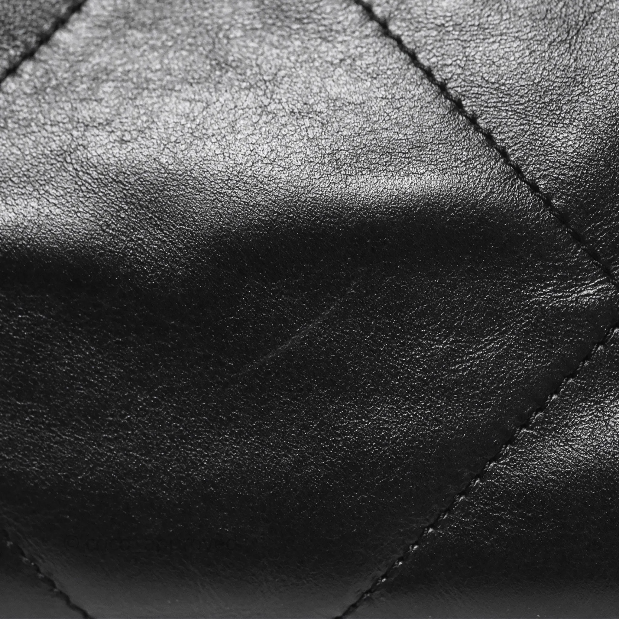 Chanel 22 Small Black Shiny Calfskin Aged Gold Hardware