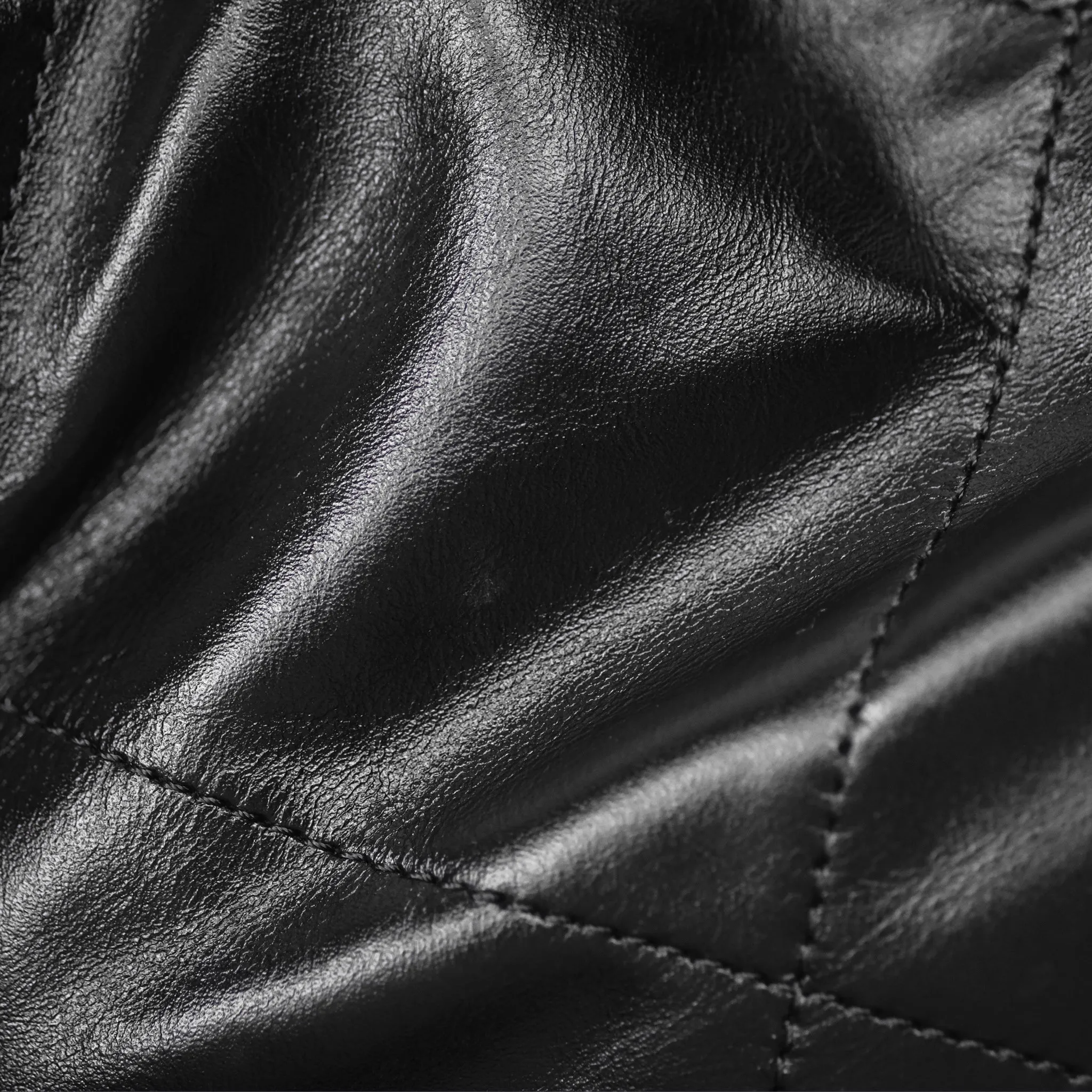 Chanel 22 Small Black Shiny Calfskin Aged Gold Hardware