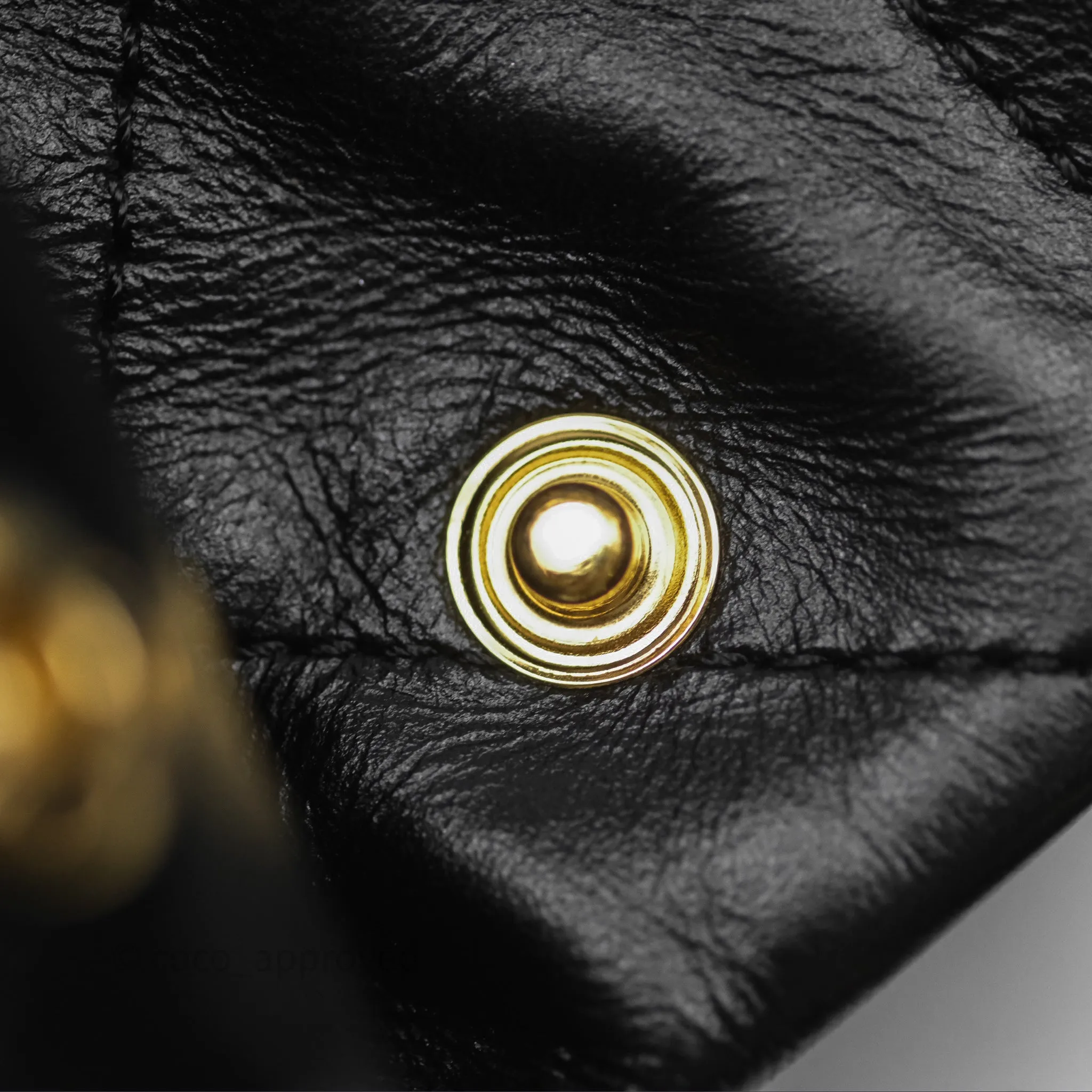 Chanel 22 Small Black Shiny Calfskin Aged Gold Hardware