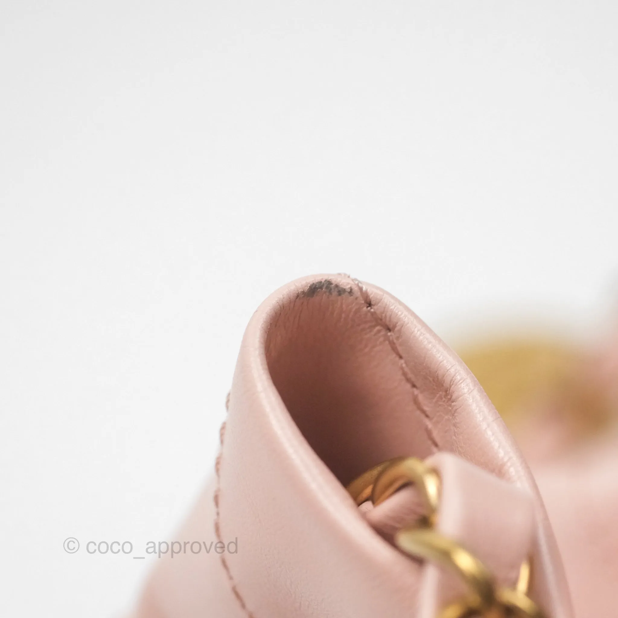 Chanel 22 Small Quilted Pink Shiny Crumpled Calfskin Aged Gold Hardware