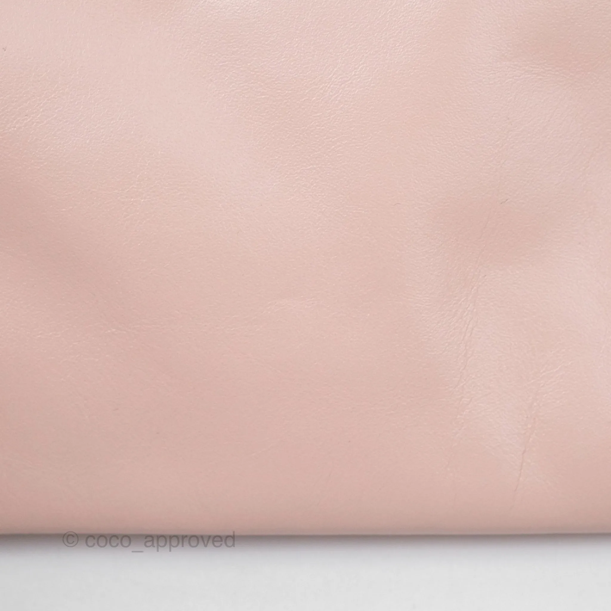 Chanel 22 Small Quilted Pink Shiny Crumpled Calfskin Aged Gold Hardware