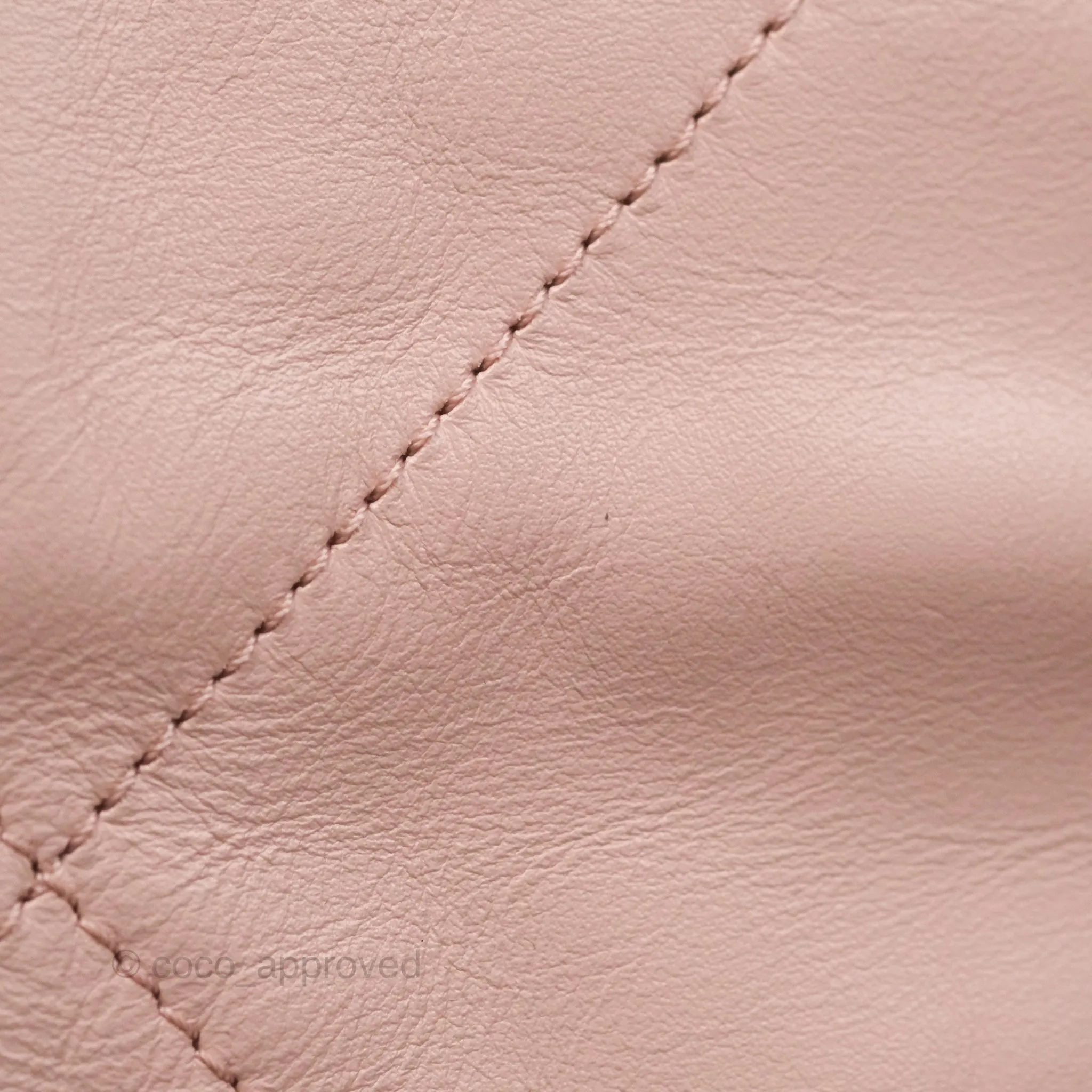 Chanel 22 Small Quilted Pink Shiny Crumpled Calfskin Aged Gold Hardware