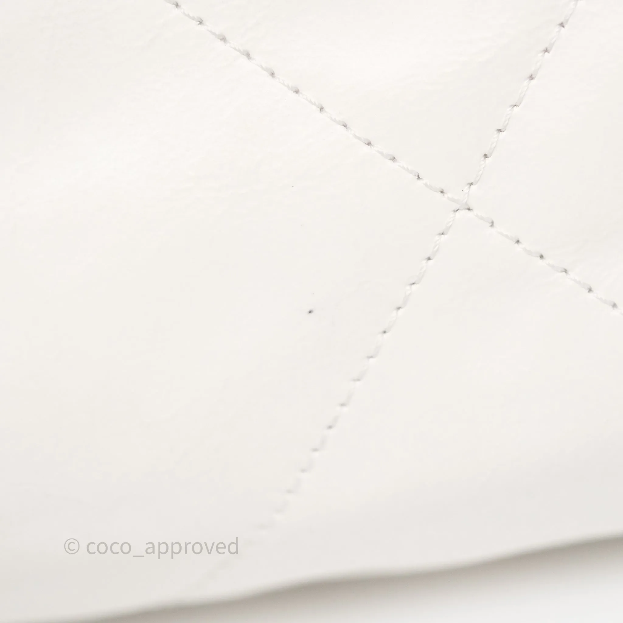 Chanel 22 Small White Aged Calfskin Black Logo Aged Gold Hardware