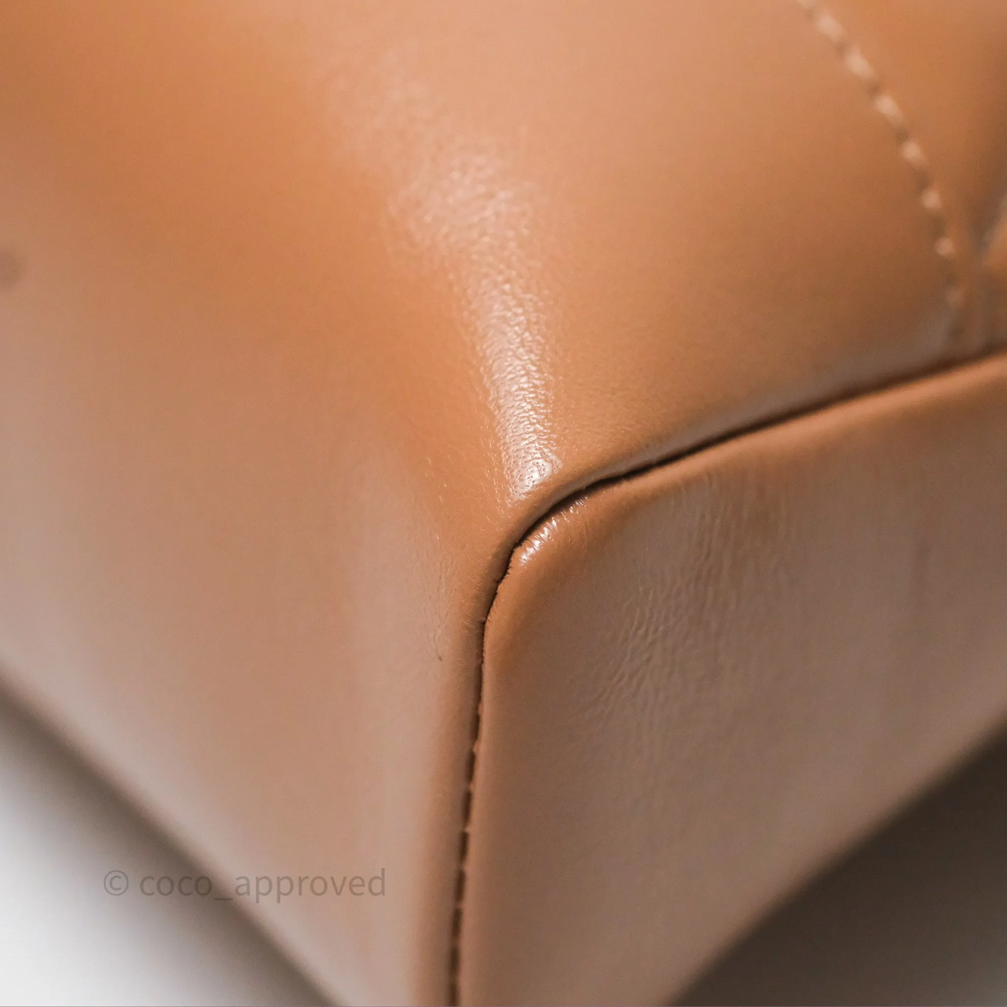 Chanel 31 Mini Beige Shiny Lambskin Gold Hardware