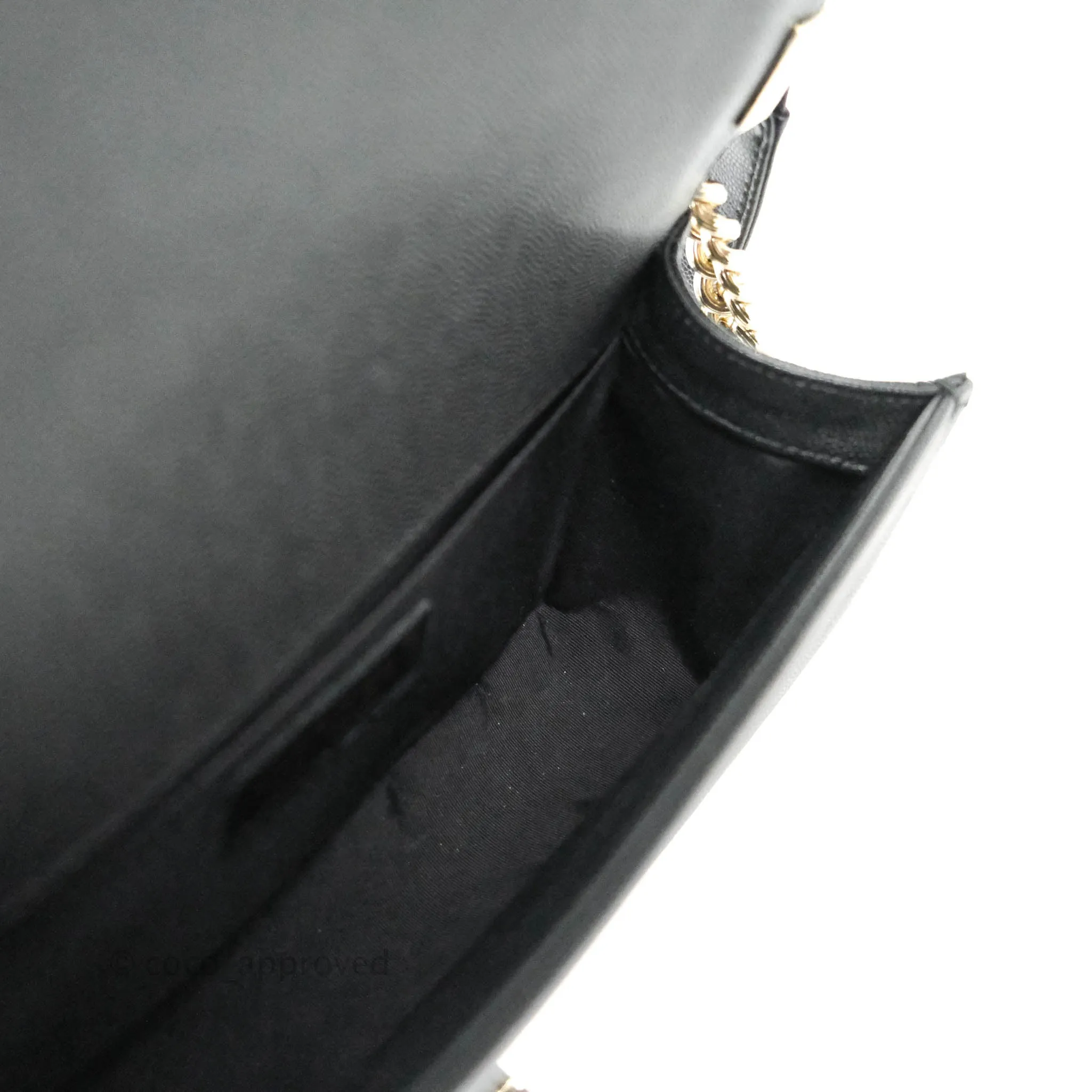 Chanel Boy Quilted Medium Black Caviar Gold Hardware