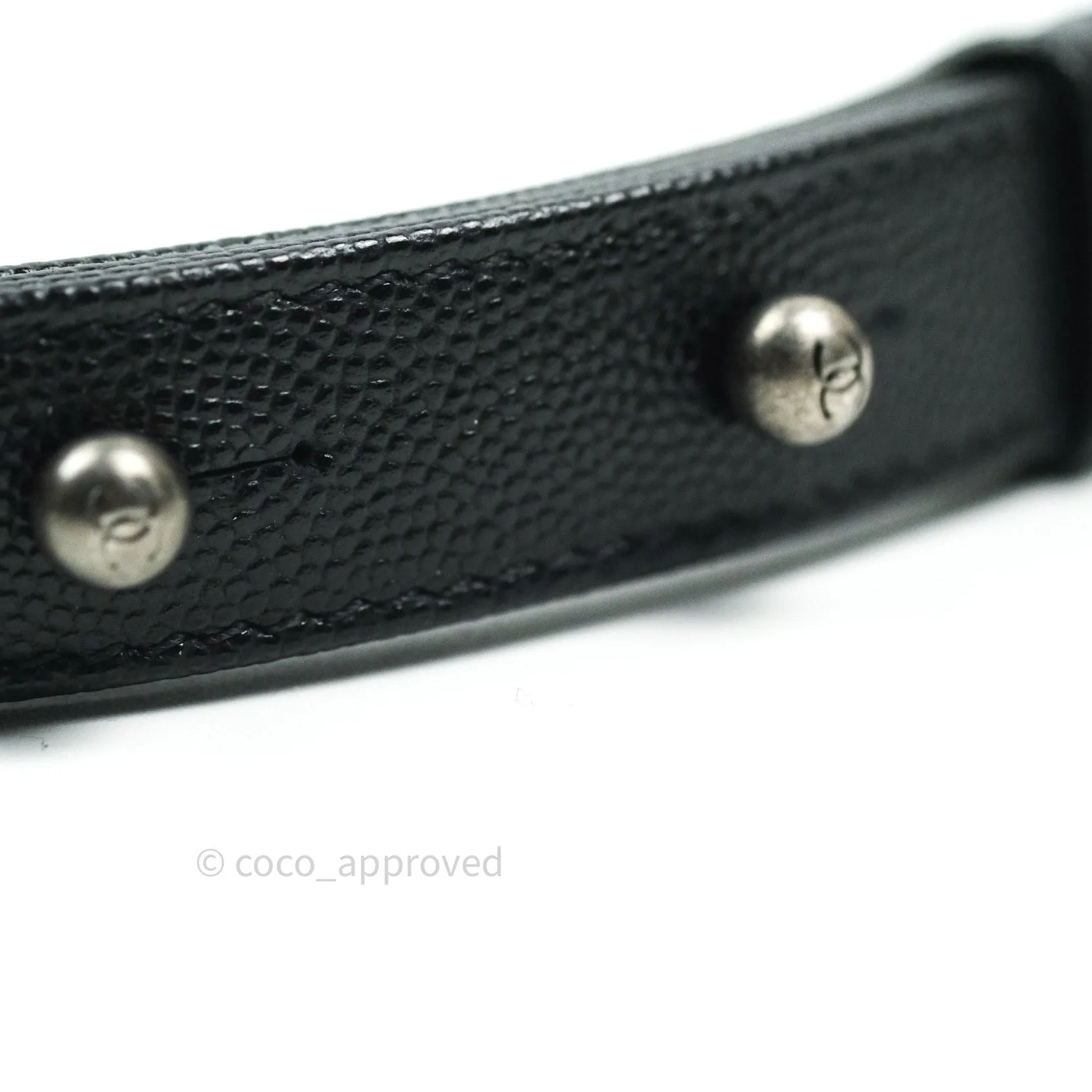 Chanel Boy Quilted Medium Black Caviar Ruthenium Hardware