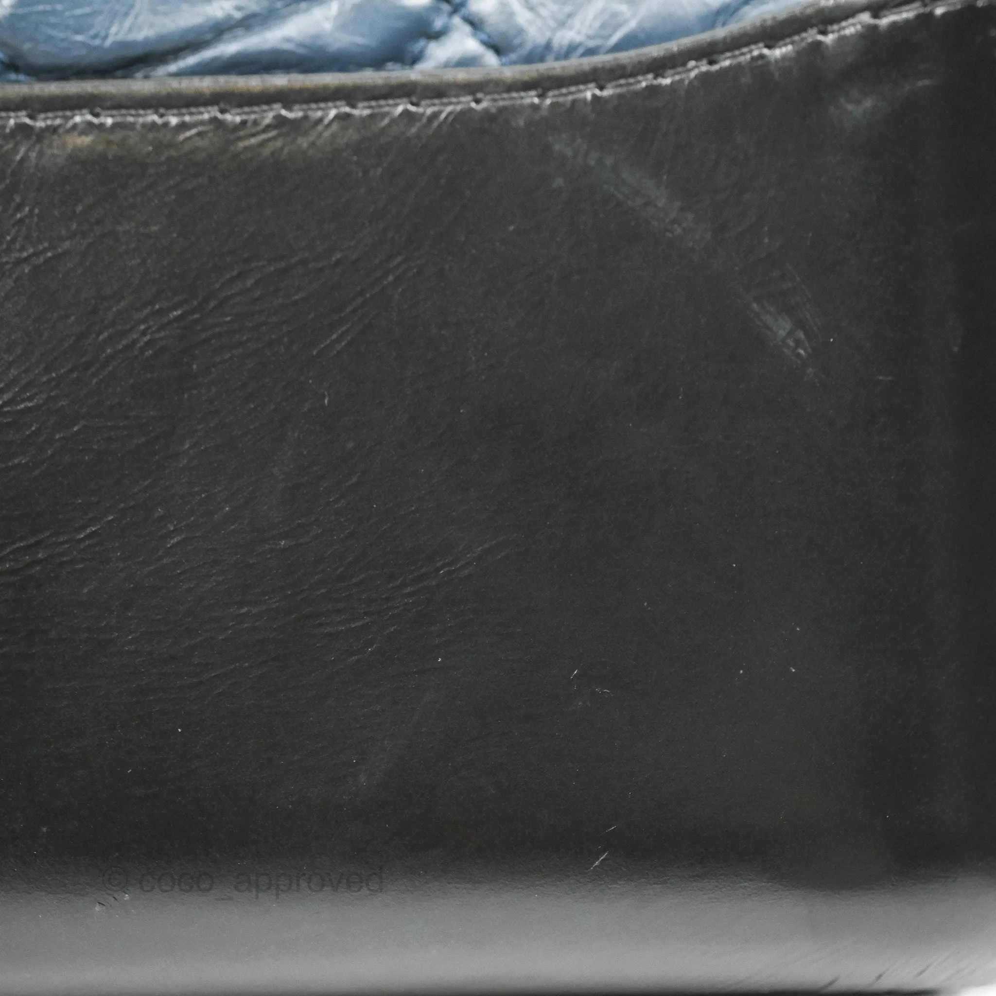 Chanel Medium Gabrielle Navy Black Aged Calfskin Mixed Hardware