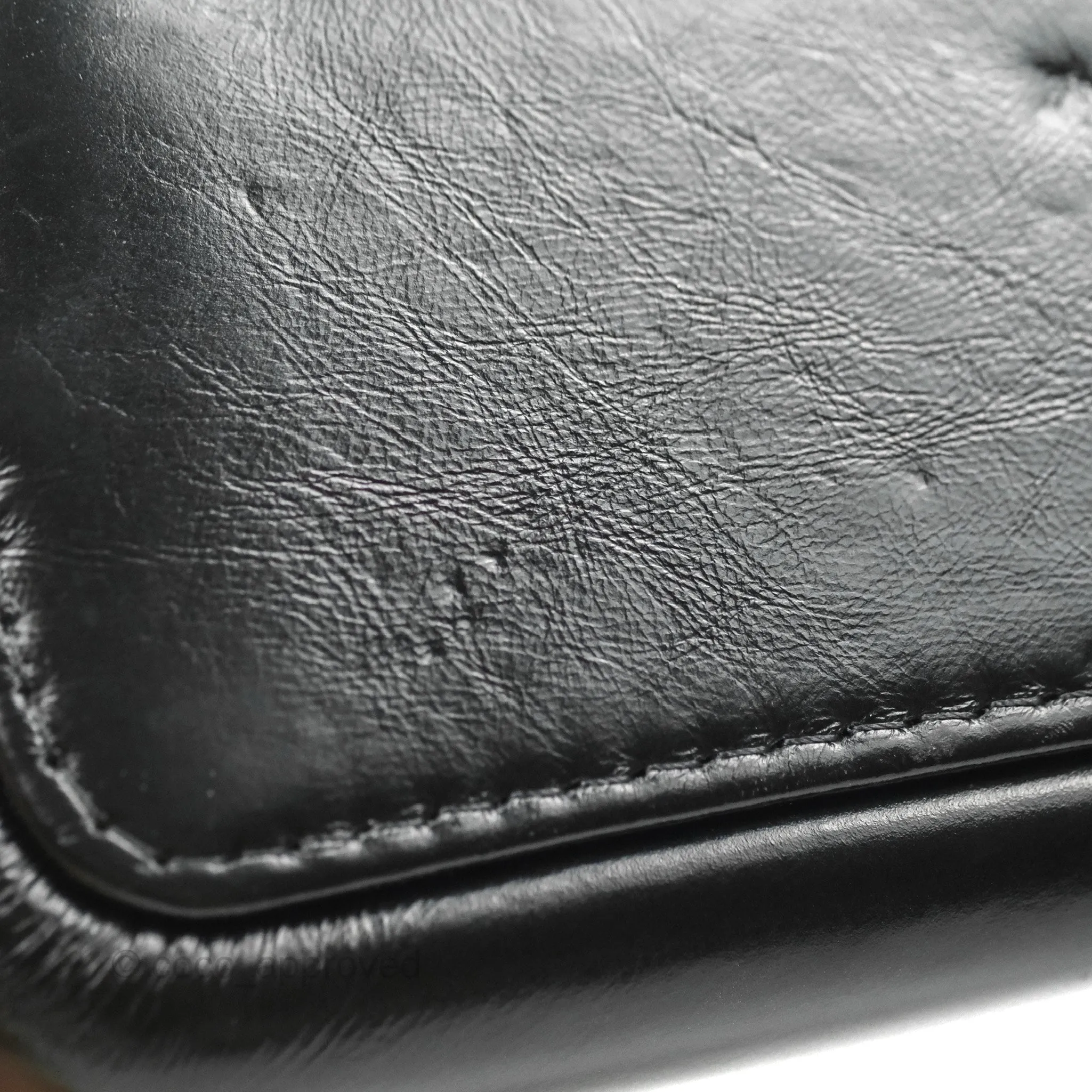 Chanel Medium Gabrielle Navy Black Aged Calfskin Mixed Hardware