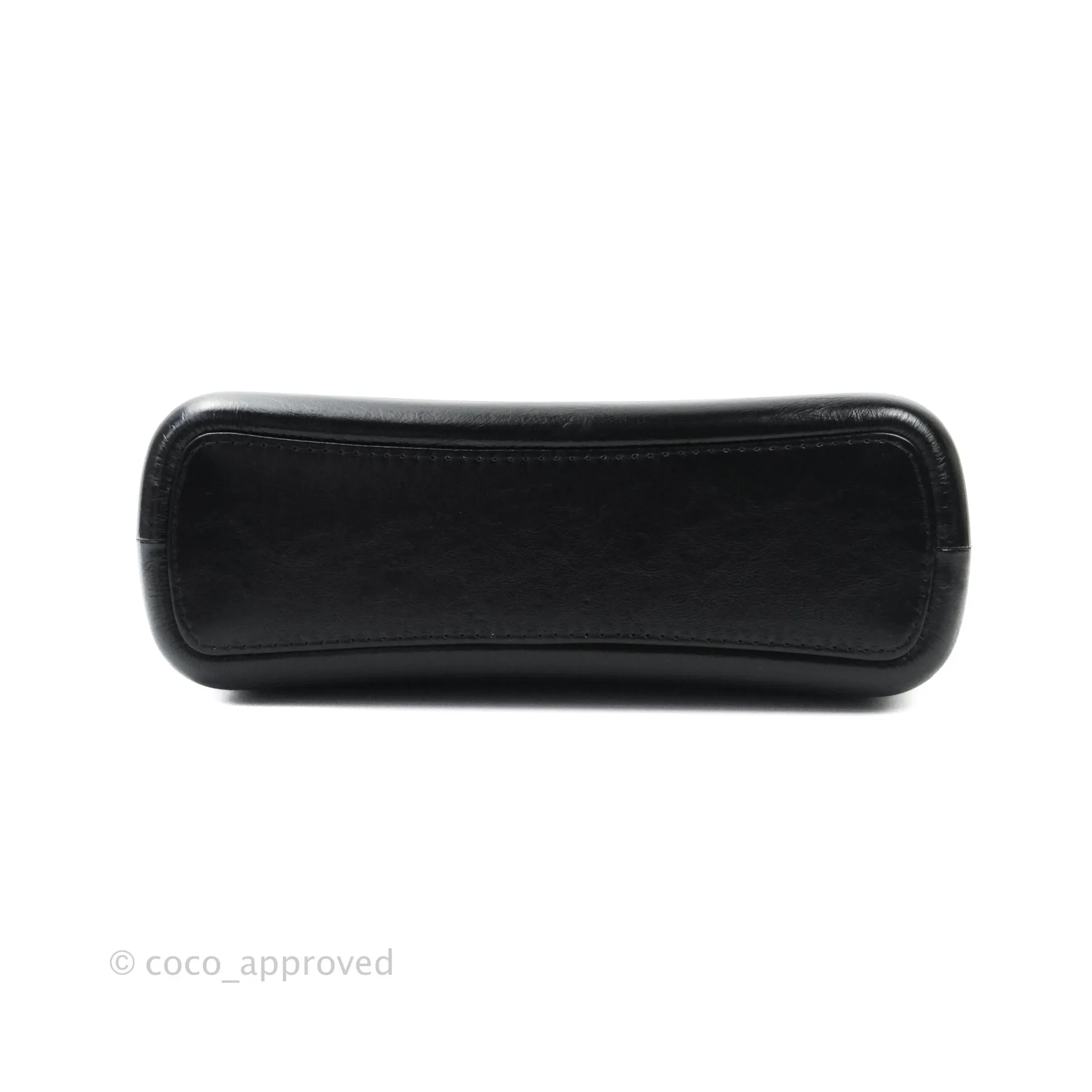 Chanel Medium Gabrielle White Black Aged Calfskin