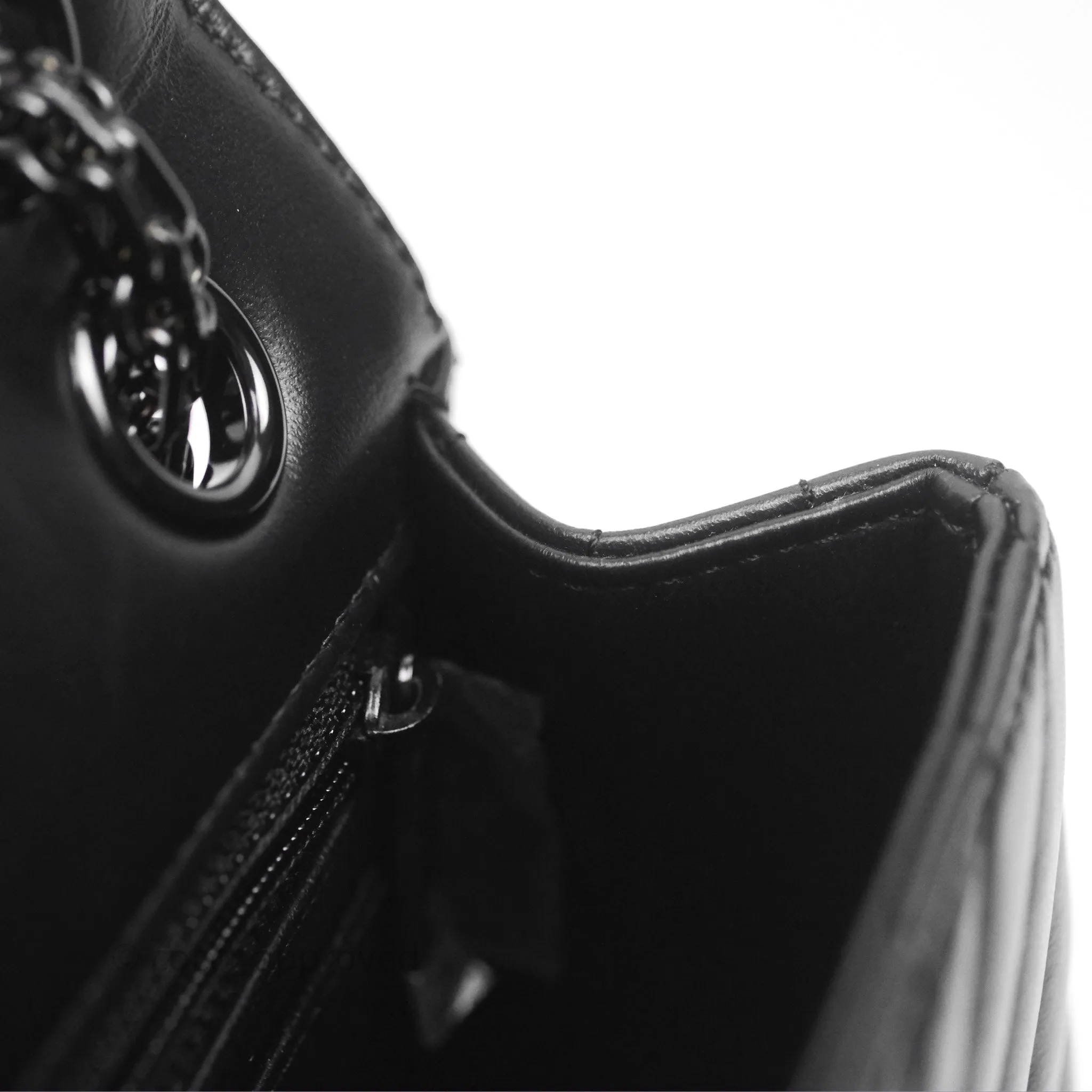 Chanel Mini Reissue 224 So Black Chevron Calfskin