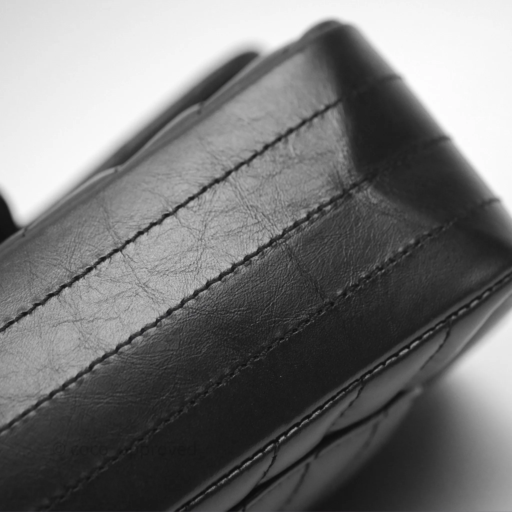 Chanel Mini Reissue 224 So Black Chevron Calfskin